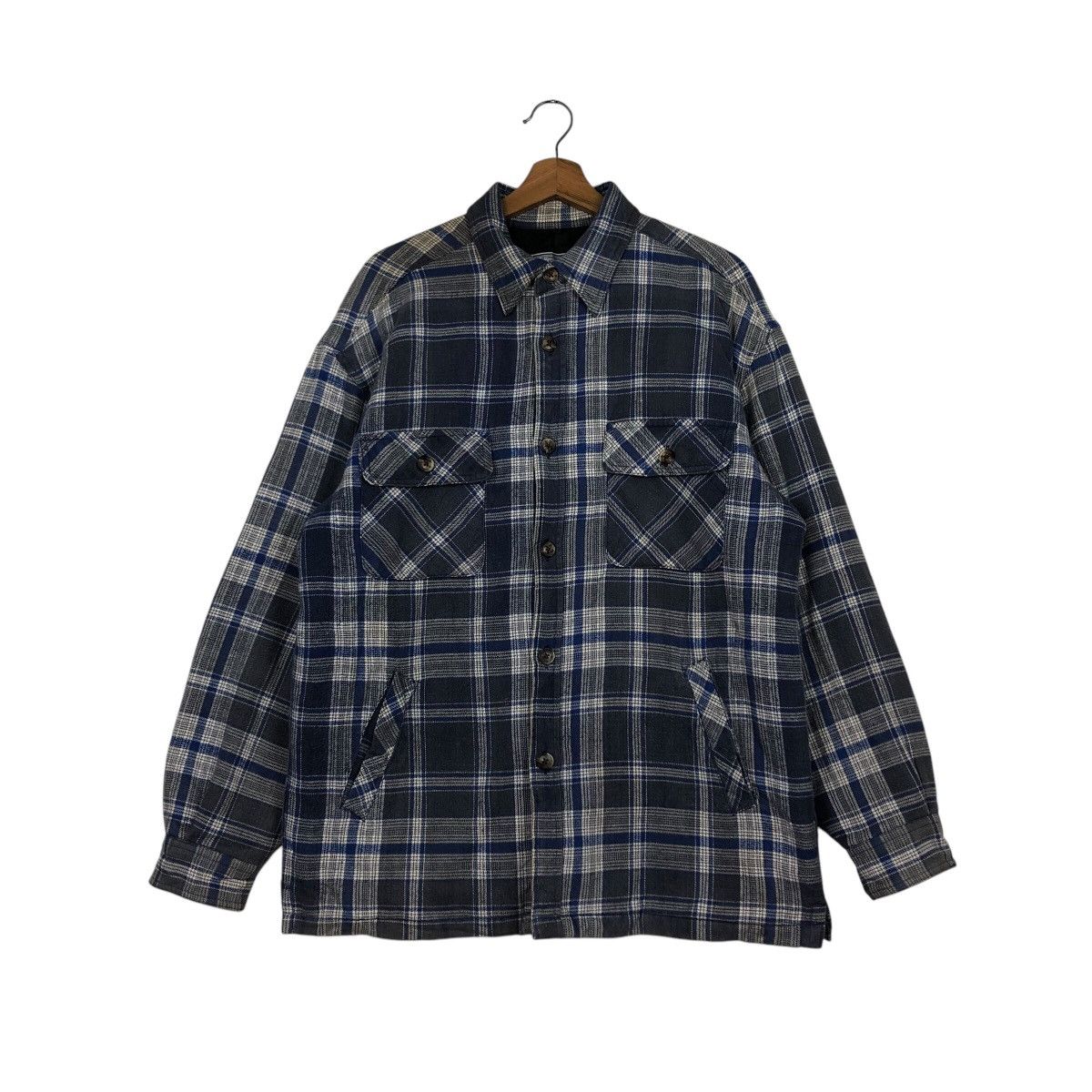 Japanese Brand × Vintage 📌Vintage Chore Work Equipment Jacket Tartan Issey Miyake Size US M / EU 48-50 / 2 - 2 Thumbnail