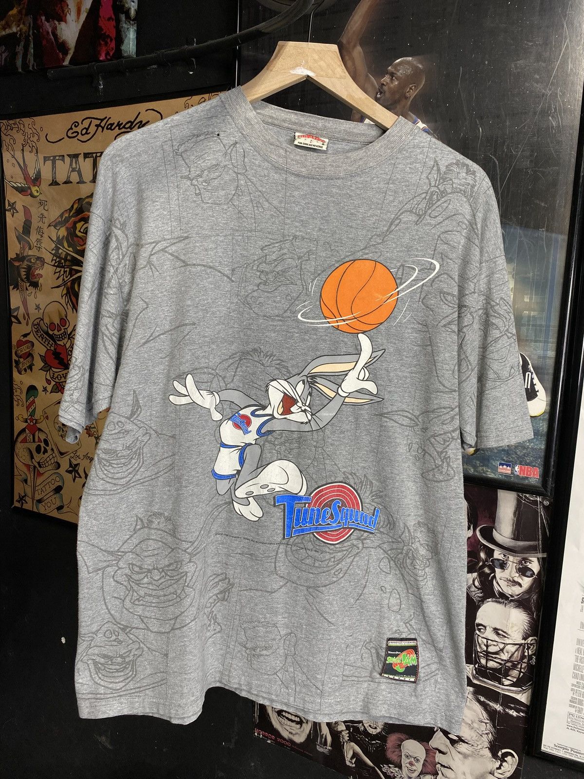 Vintage Vintage 90’s Space Jam Movie T-Shirt Vtg Looney Tunes Large Size US L / EU 52-54 / 3 - 10 Thumbnail
