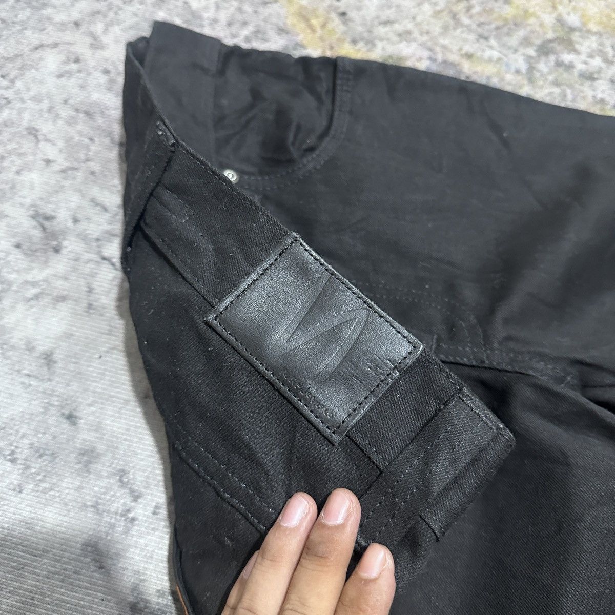 Nudie Jeans Nudie jeans black on black denimpants Size US 28 / EU 44 - 3 Thumbnail