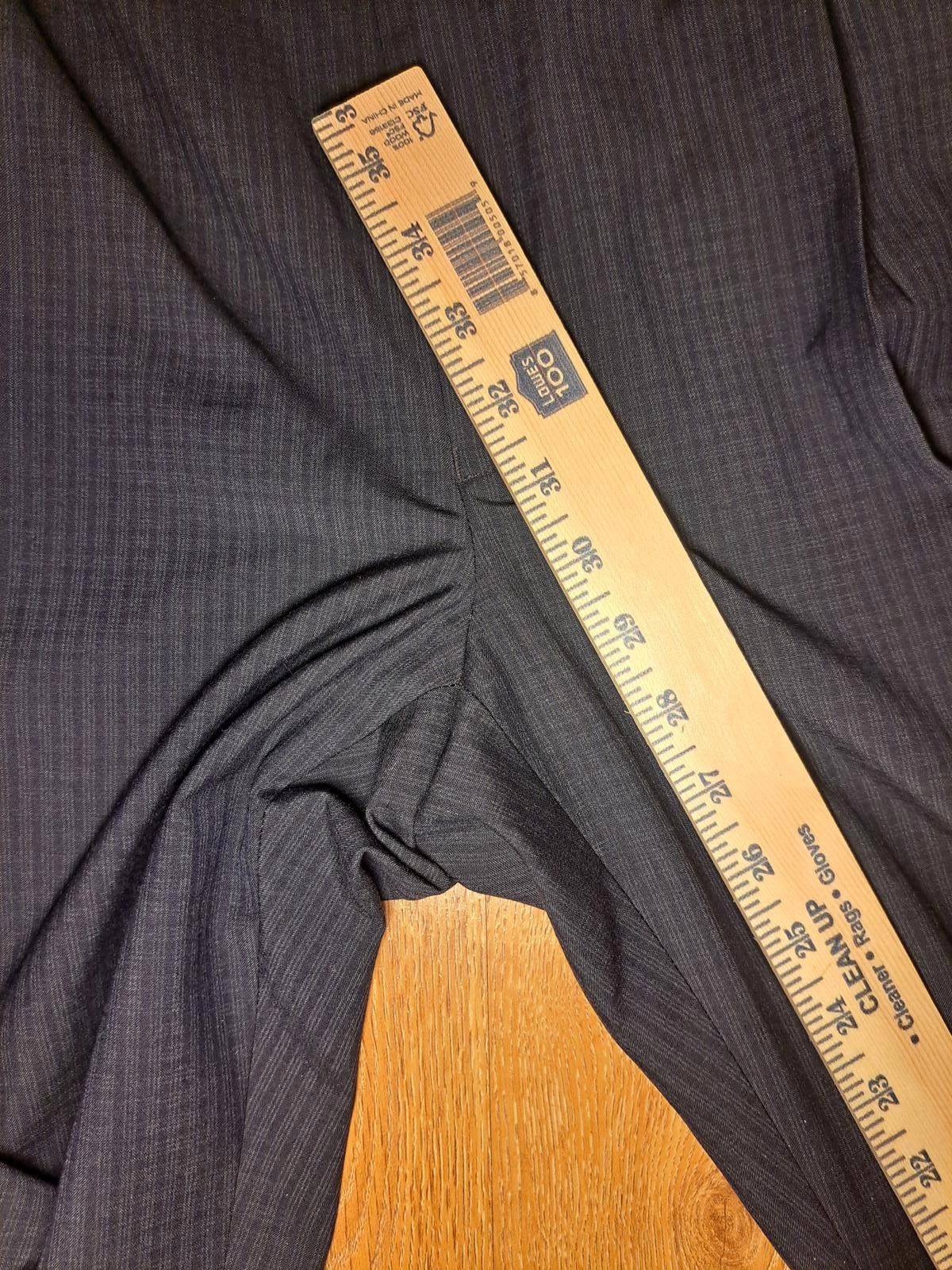 Polo Ralph Lauren Ralph Lauren Dress Pants Mens 42x30 Black Plaid Pleated Size 50R - 9 Thumbnail