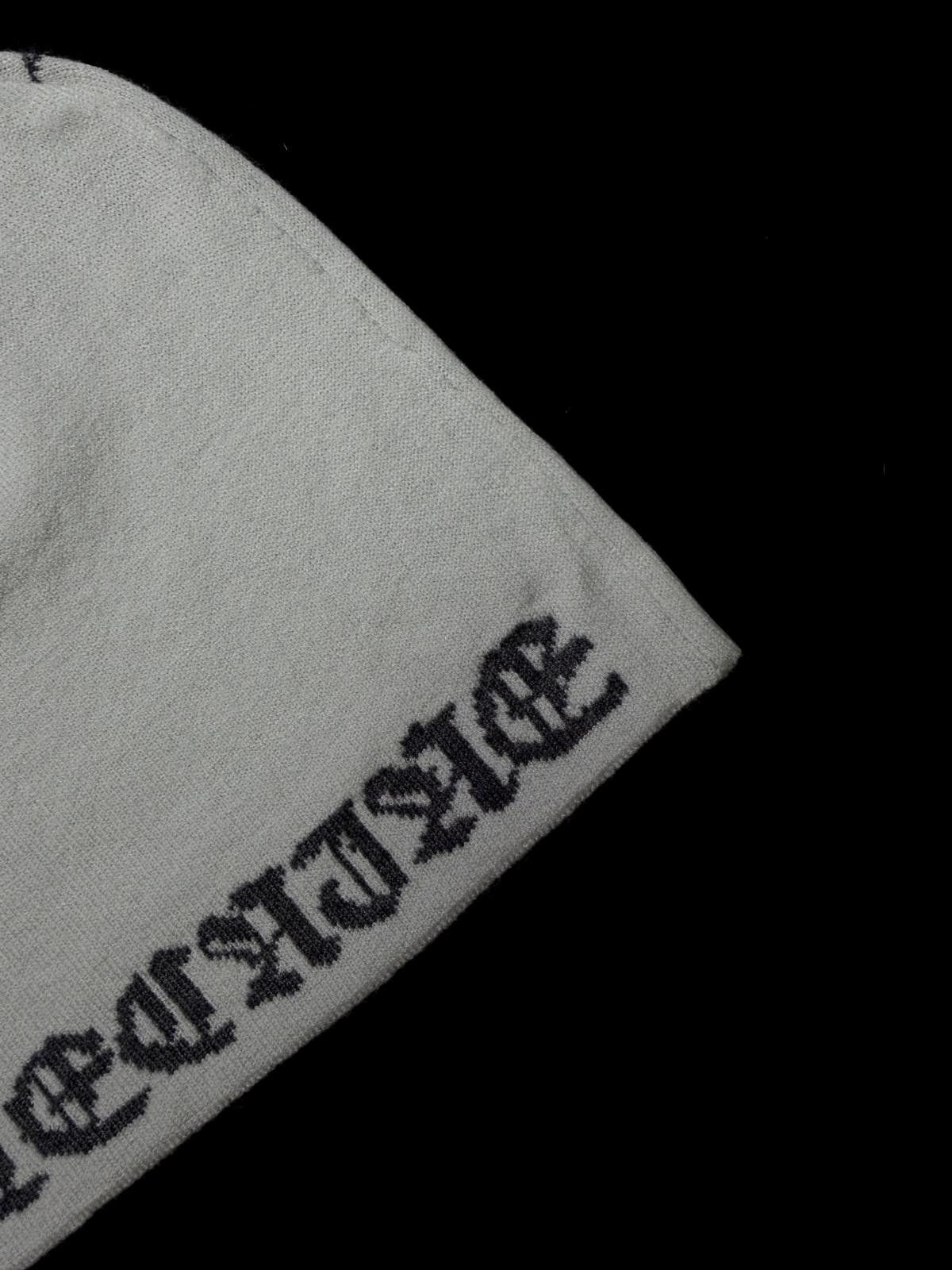Japanese Brand Rare Y2k Pegasus Print No Cuff Knit Beanie Hat White OS Size ONE SIZE - 5 Thumbnail