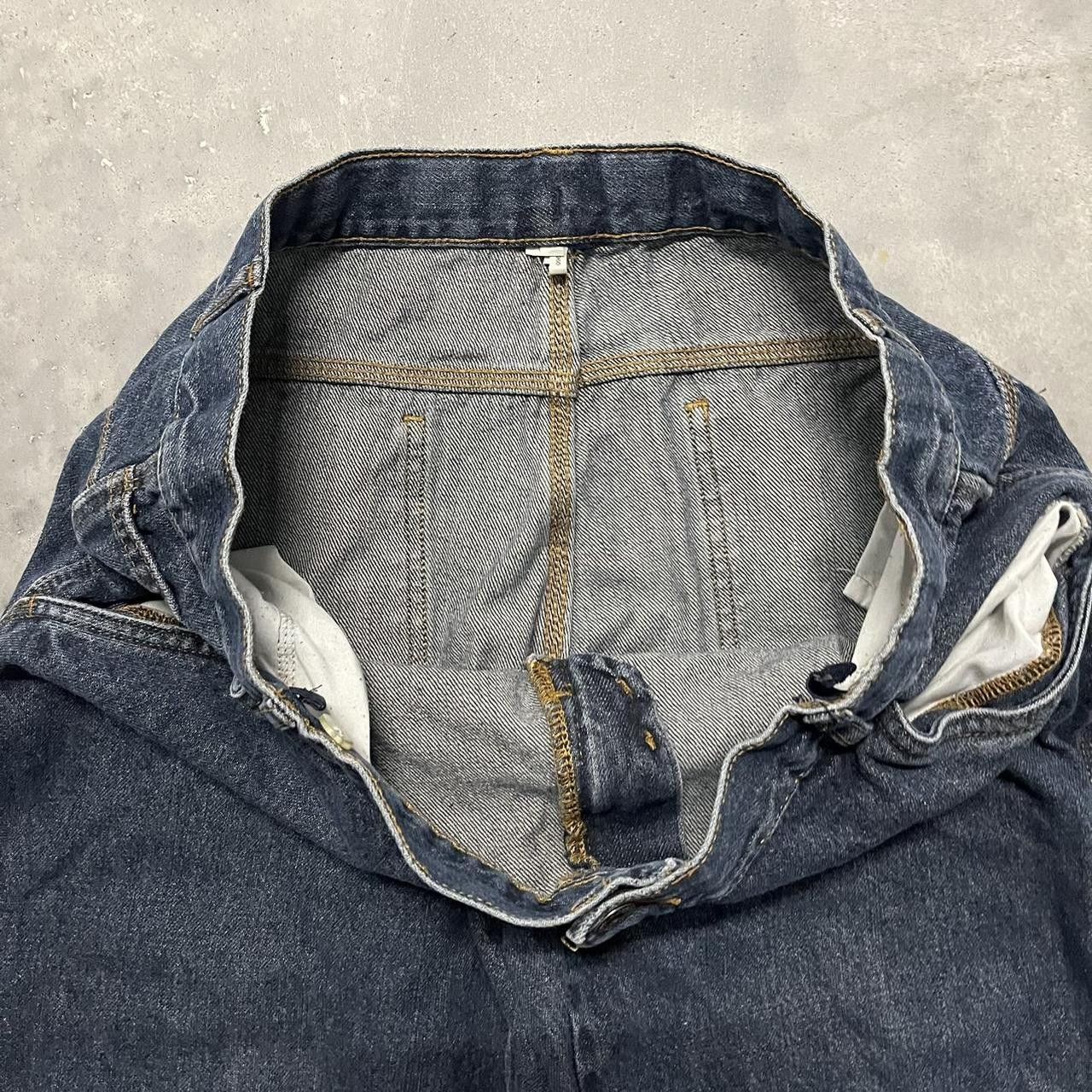 Carhartt Vintage Y2K/2000s Grunge Carpenter Dark Wash Denim Jeans! Size US 33 - 8 Thumbnail