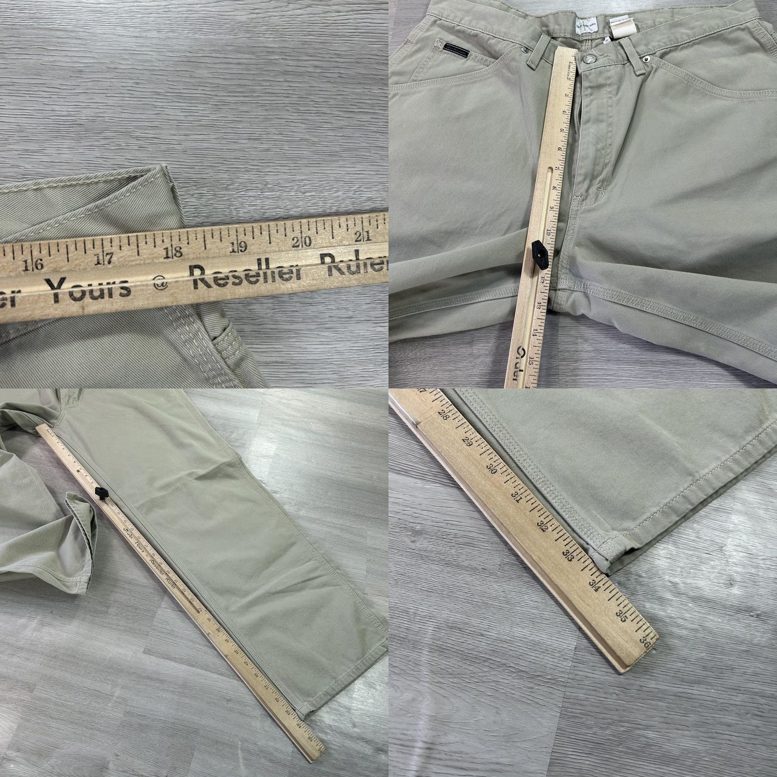 Vintage VINTAGE Calvin Klein Jeans Pants Mens 36x34 Beige Carpenter Workwear Y2K Size US 36 / EU 52 - 8 Thumbnail