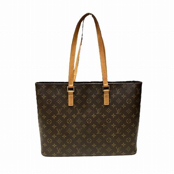Louis Vuitton Louis Vuitton Louis Vuitton Monogram Luco Tote Bag M51155 Canvas Tote Bag M51155 in Good Condition Size ONE SIZE - 1 Thumbnail