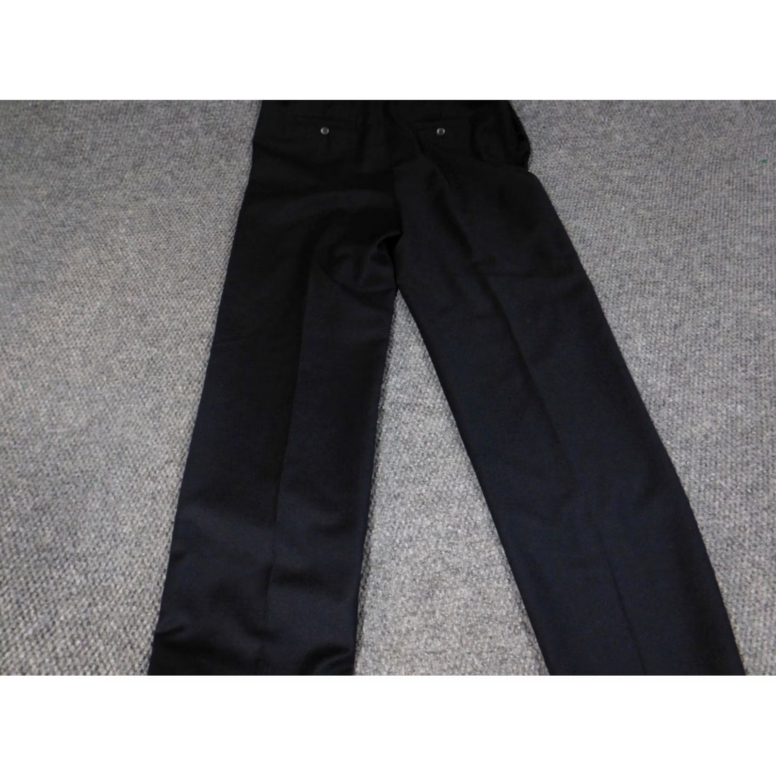Vintage LL Bean Womens Pants 10 Blue Straight Wool Dress Pants Casual Regular Womens 33Inseam Size 32" / US 10 / IT 46 - 6 Thumbnail