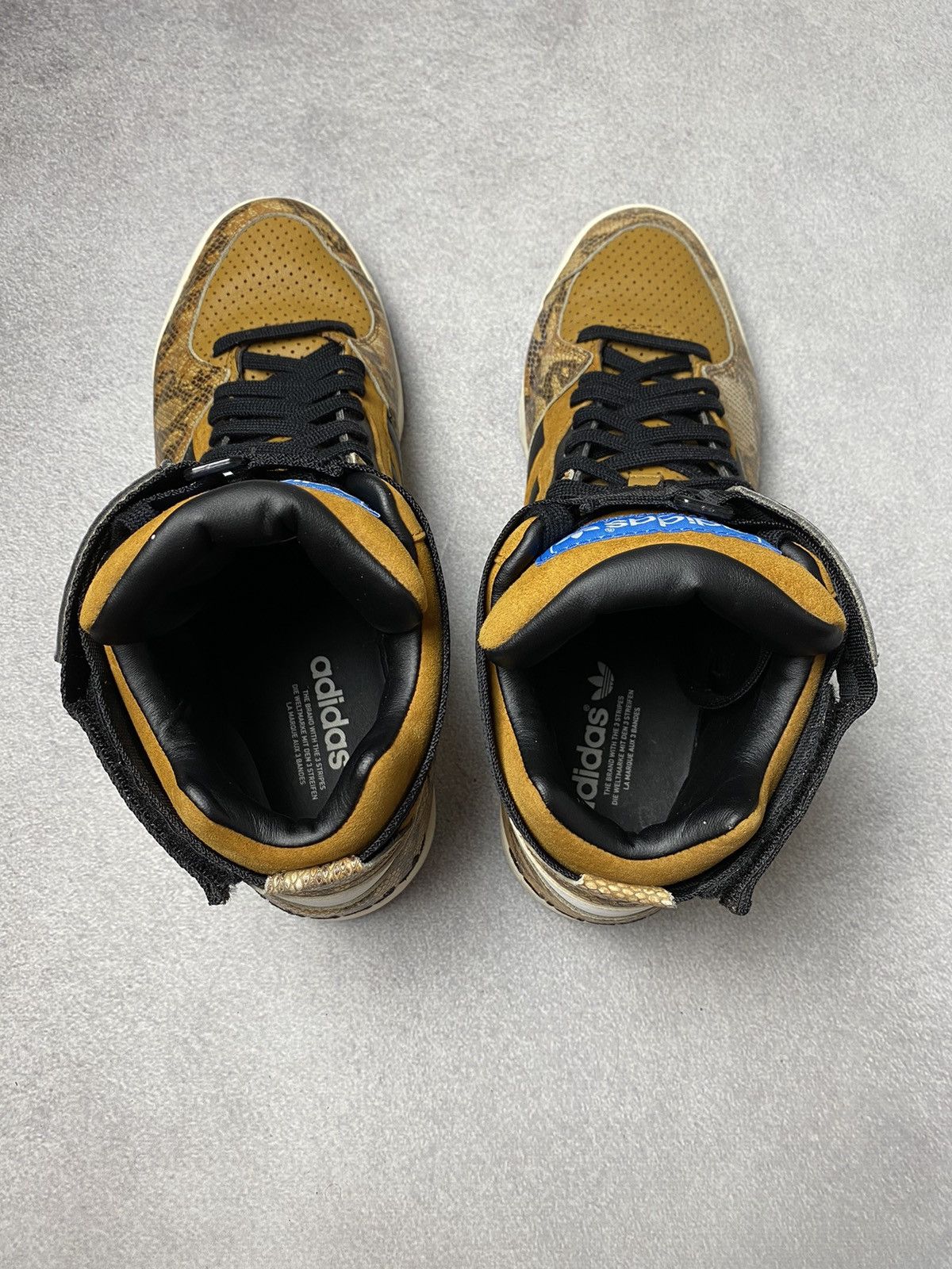 Jeremy Scott RARE Vintage Adidas Enforcer Mid Pellegrini Snakeskin Q34163 Size US 11.5 / EU 44-45 - 13 Thumbnail