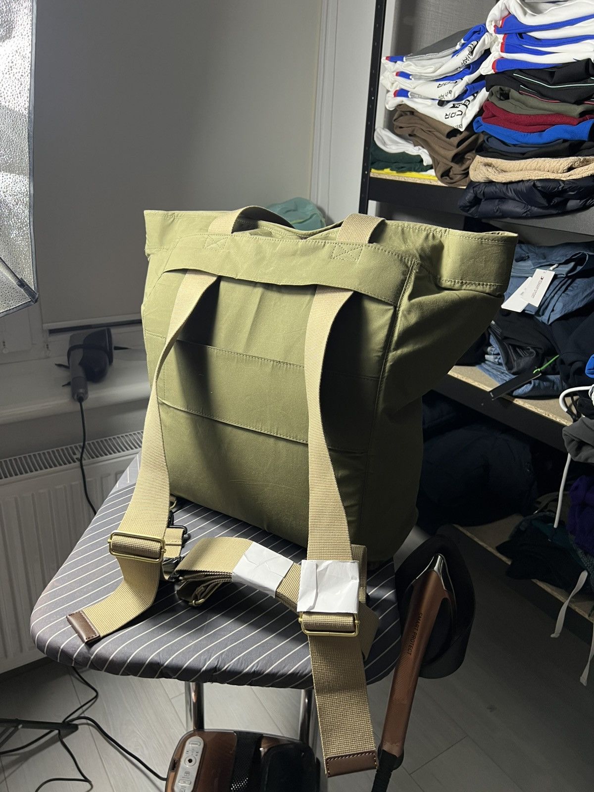 Barbour NWT Barbour Transport 3‑Way Tote/Backpack Bag – Olive Green Size ONE SIZE - 2 Thumbnail
