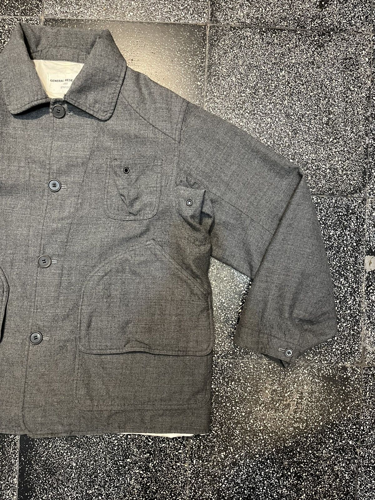 General Research General Research 1997 Style 218 Hunting Jacket Wool Grey! Size US L / EU 52-54 / 3 - 2 Thumbnail