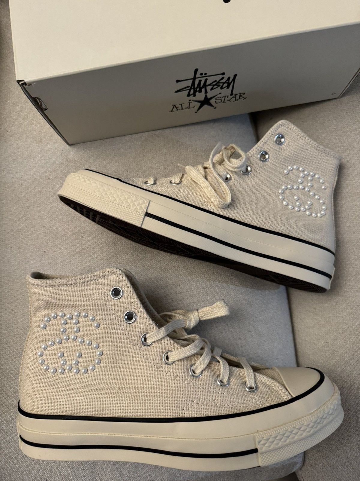 Converse × Stussy Converse Stussy x Chuck 70 High 'Fossil Size US 6 / EU 39 - 5 Thumbnail