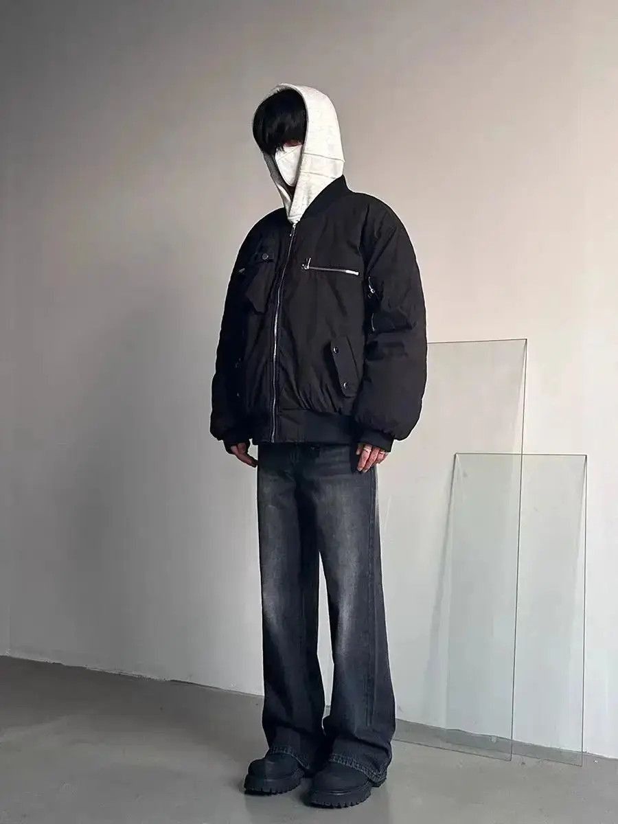 Japanese Brand Washed vintage baggy Y2K street jeans Size US 32 / EU 48 - 5 Thumbnail