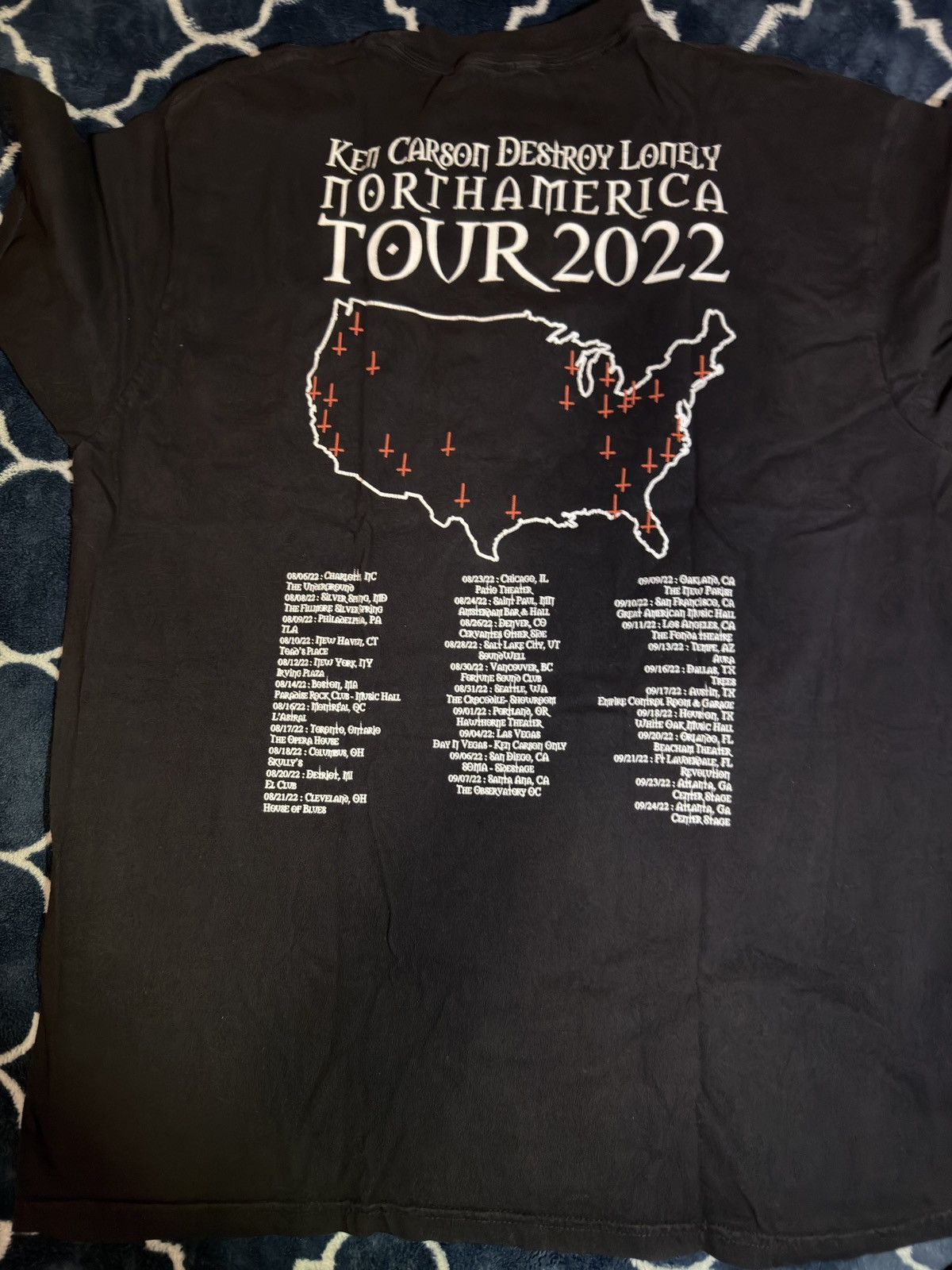 Ken Carson Ken Carson Destroy Lonely Tour Tee Size US L / EU 52-54 / 3 - 4 Thumbnail