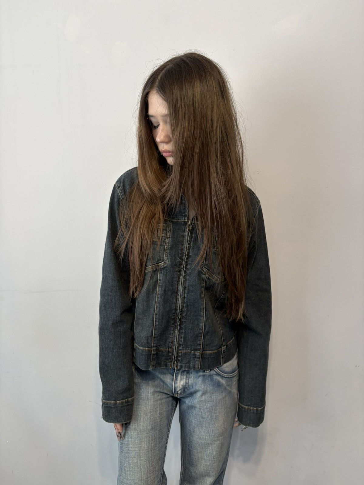 Miss Sixty Vintage Blue Y2K Denim Jacket Miss Sixty Style Size L / US 10 / IT 46 - 2 Thumbnail
