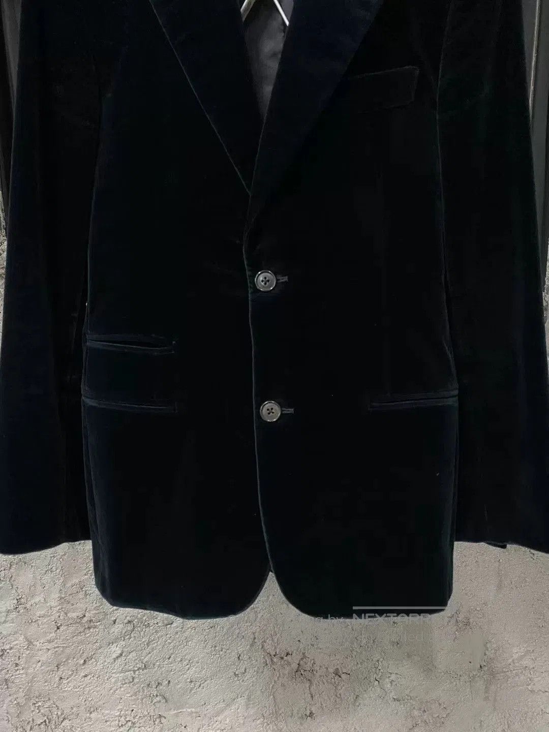 Hermes Hermes Black Velvet Blazer Size 44. Size US L / EU 52-54 / 3 - 4 Thumbnail