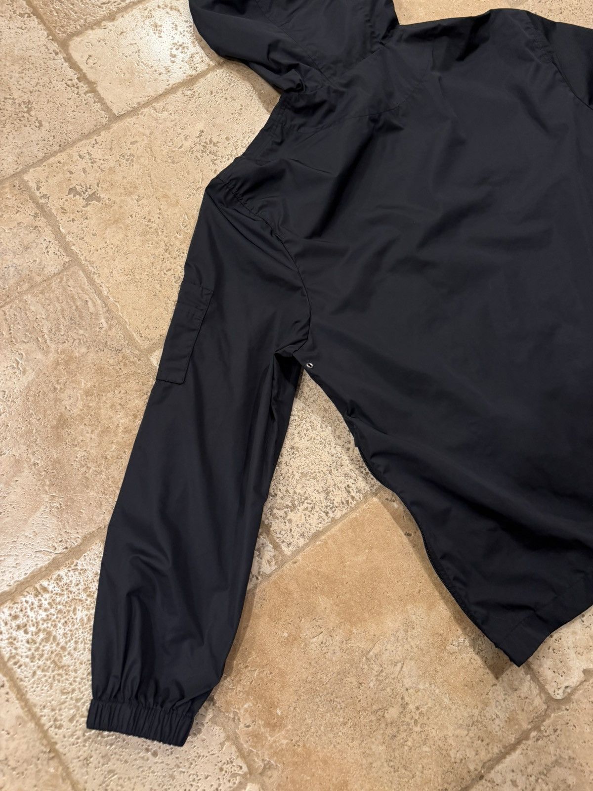 Lanvin Lanvin Nylon Logo Anorak Black Hooded Windbreaker Jacket Size US L / EU 52-54 / 3 - 13 Thumbnail