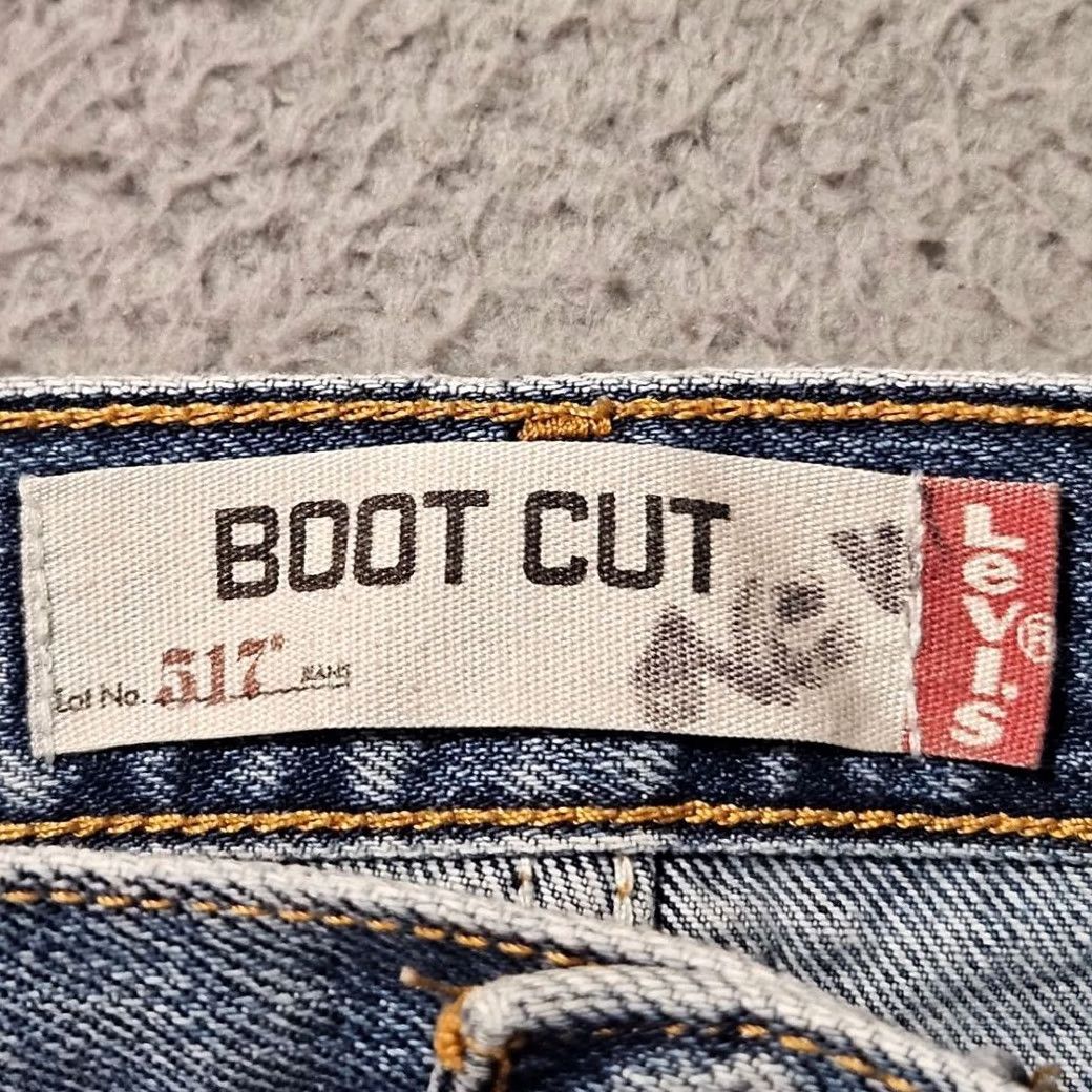 Levi's Levi'S 517 Bootcut Jeans Mens Size 38 Regular Blue Denim Cowboy Rodeo Size US 38 / EU 54 - 3 Thumbnail