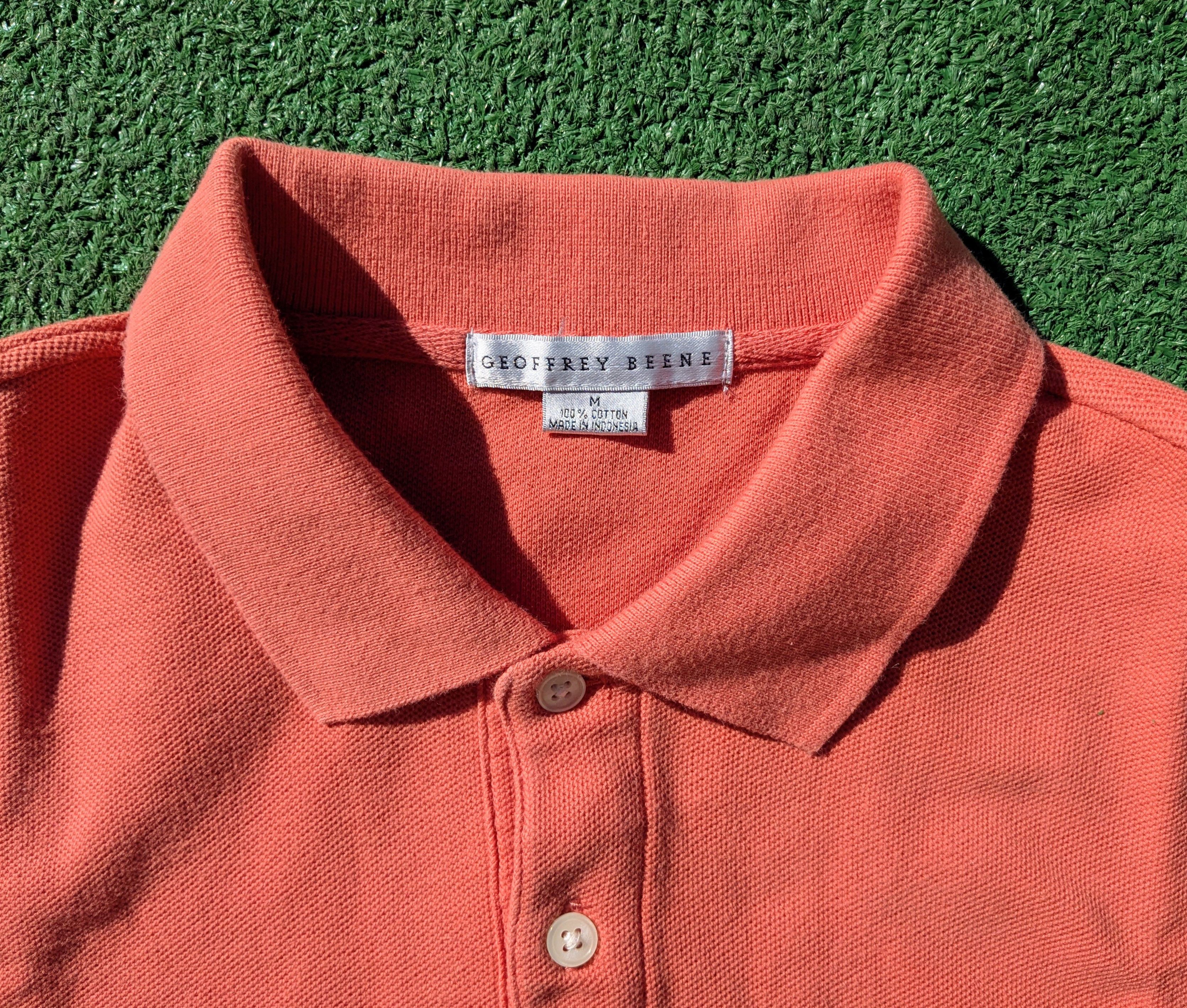Other VTG Geoffrey Beene Tangerine Orange Short Sleeve Polo Shirt Size US M / EU 48-50 / 2 - 6 Thumbnail