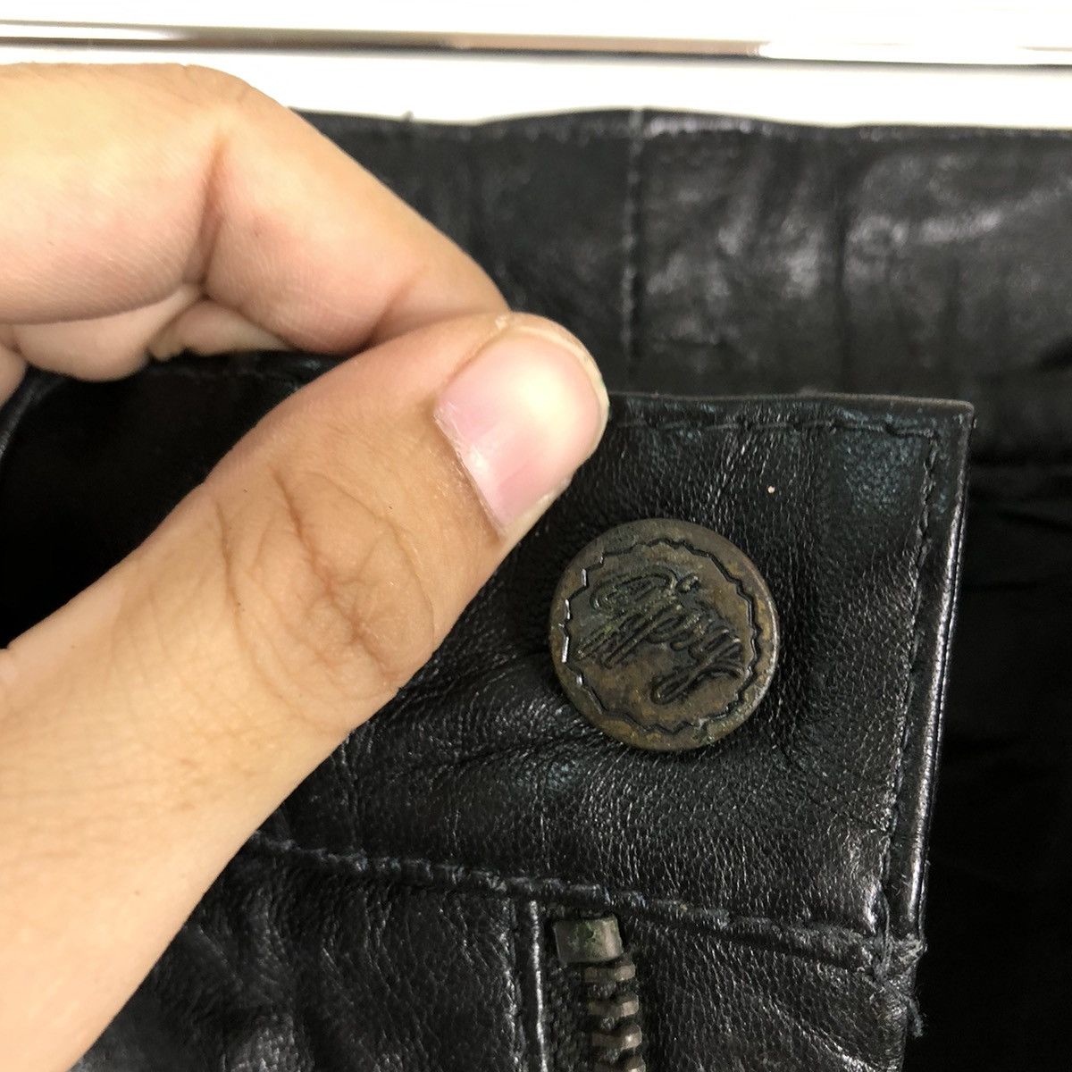 Genuine Leather 🔥90’s Real Leather Racing Pants Inspire Rick Owens Size US 26 / EU 42 - 10 Thumbnail