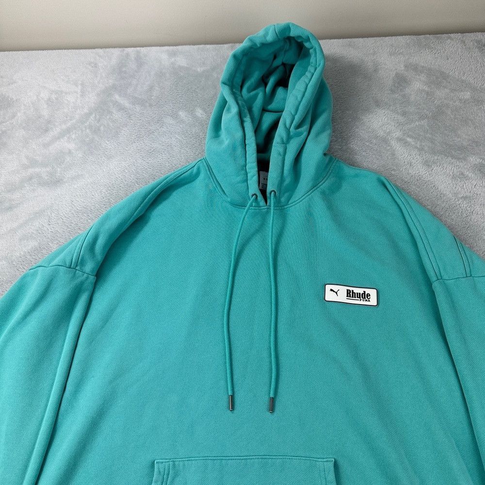 Rhude Puma x Rhude Blue Hoodie Men’s Size XL Size US XL / EU 56 / 4 - 3 Thumbnail