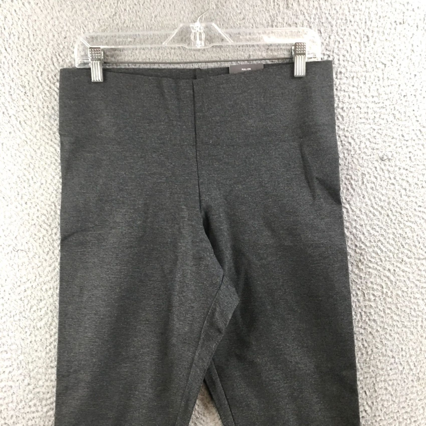 Worthington Worthington Pants Womens L Heather Gray Pull-On Straight Leg Ankle Stretch NEW Size 36" / US 14 / IT 50 - 2 Thumbnail