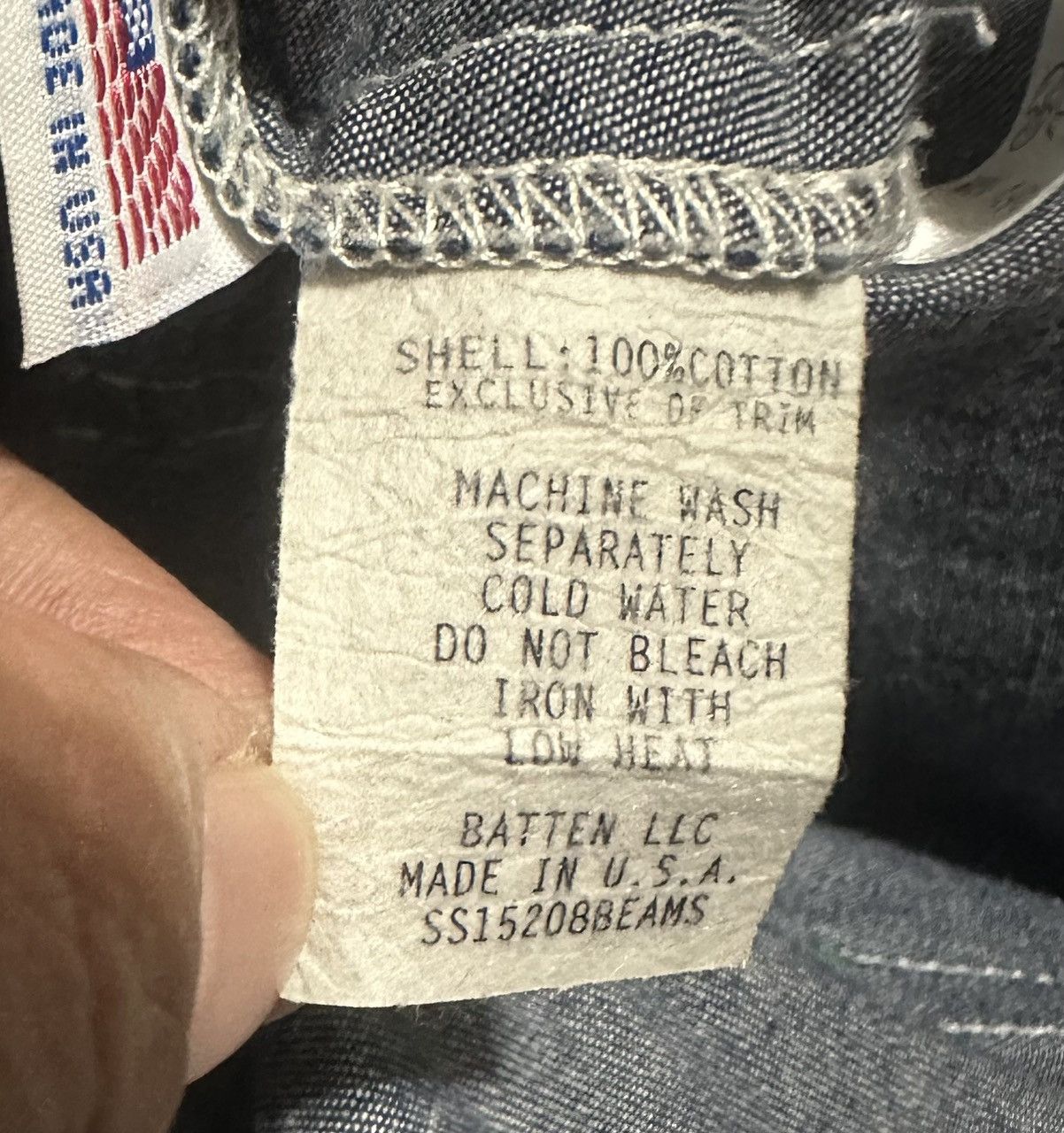 Battenwear Vintage Battenwear Beams Surf&Skate Denim Jacket Hoodie Size US XS / EU 42 / 0 - 10 Thumbnail
