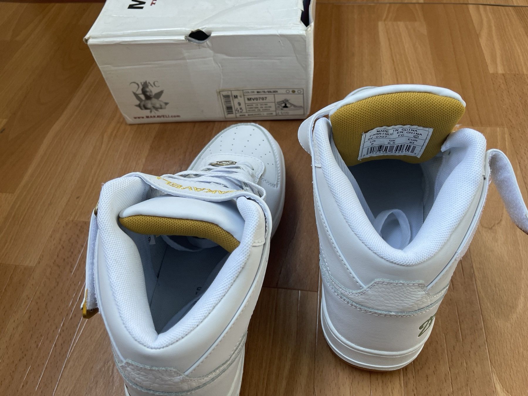 Makaveli MAKAVELI Branded sneakers, 2Pac shoes, Hi Top vintage US 9 Size US 9 / EU 42 - 16 Thumbnail
