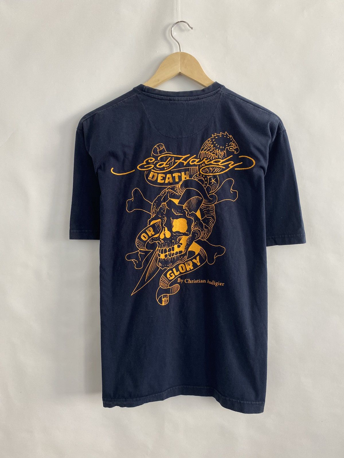 Christian Audigier 🇺🇸💀 Vintage 90s ED Hardy Death or Glory Christian Audigi Size US M / EU 48-50 / 2 - 4 Thumbnail