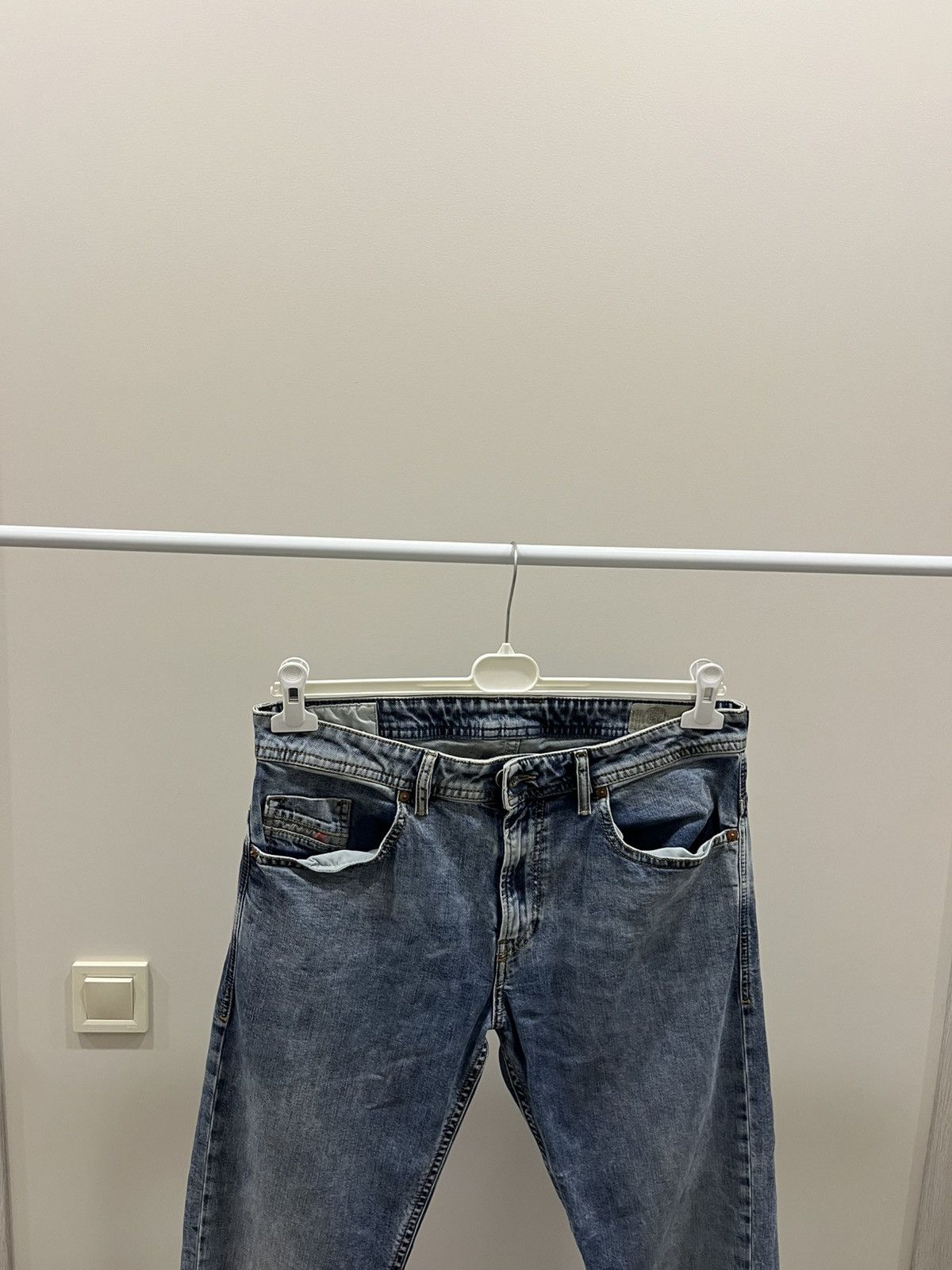 Diesel Distressed Denim Y2k Diesel Vintage Jeans Style Slim Size US 33 - 2 Thumbnail