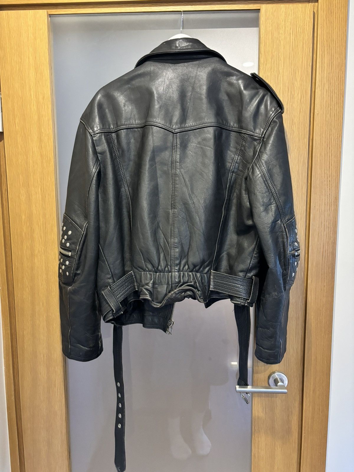 Vintage Real Leather Jacket Size XXL / US 16-18 / IT 52-54 - 10 Thumbnail