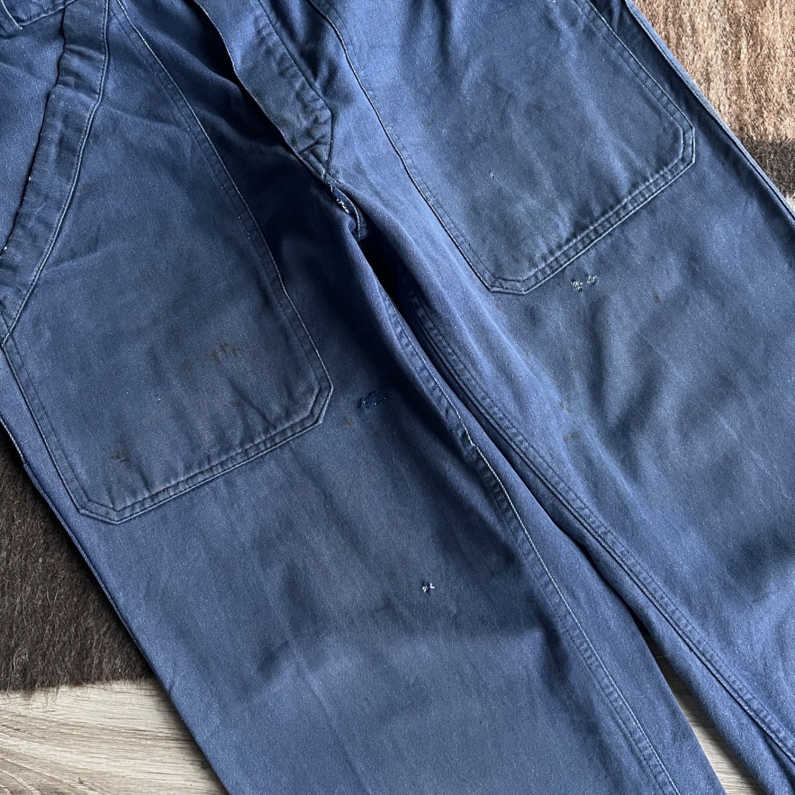 Vintage Vintage Spilag French Workwear Carpenter Utility Pants 9800A Size US 36 / EU 52 - 9 Thumbnail
