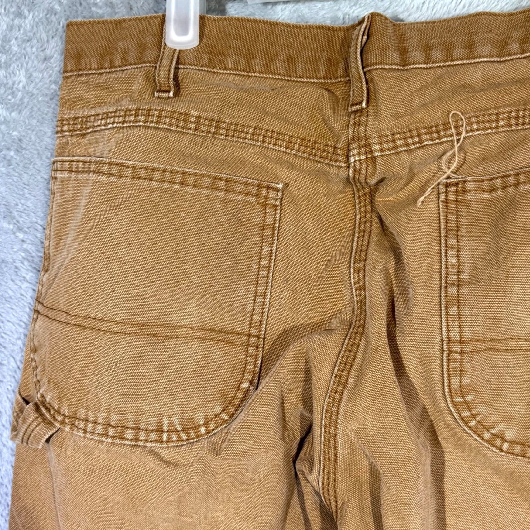 Dickies Dickies Carpenter Jeans Men’s 34x32 Brown Denim Relaxed Fit Straight Leg Size US 34 / EU 50 - 6 Thumbnail