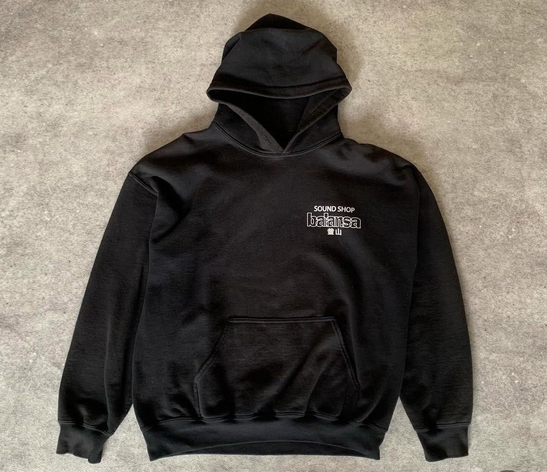 Japanese Brand Soundshop Balansa Hoodie Logo Black Size US L / EU 52-54 / 3 - 3 Thumbnail