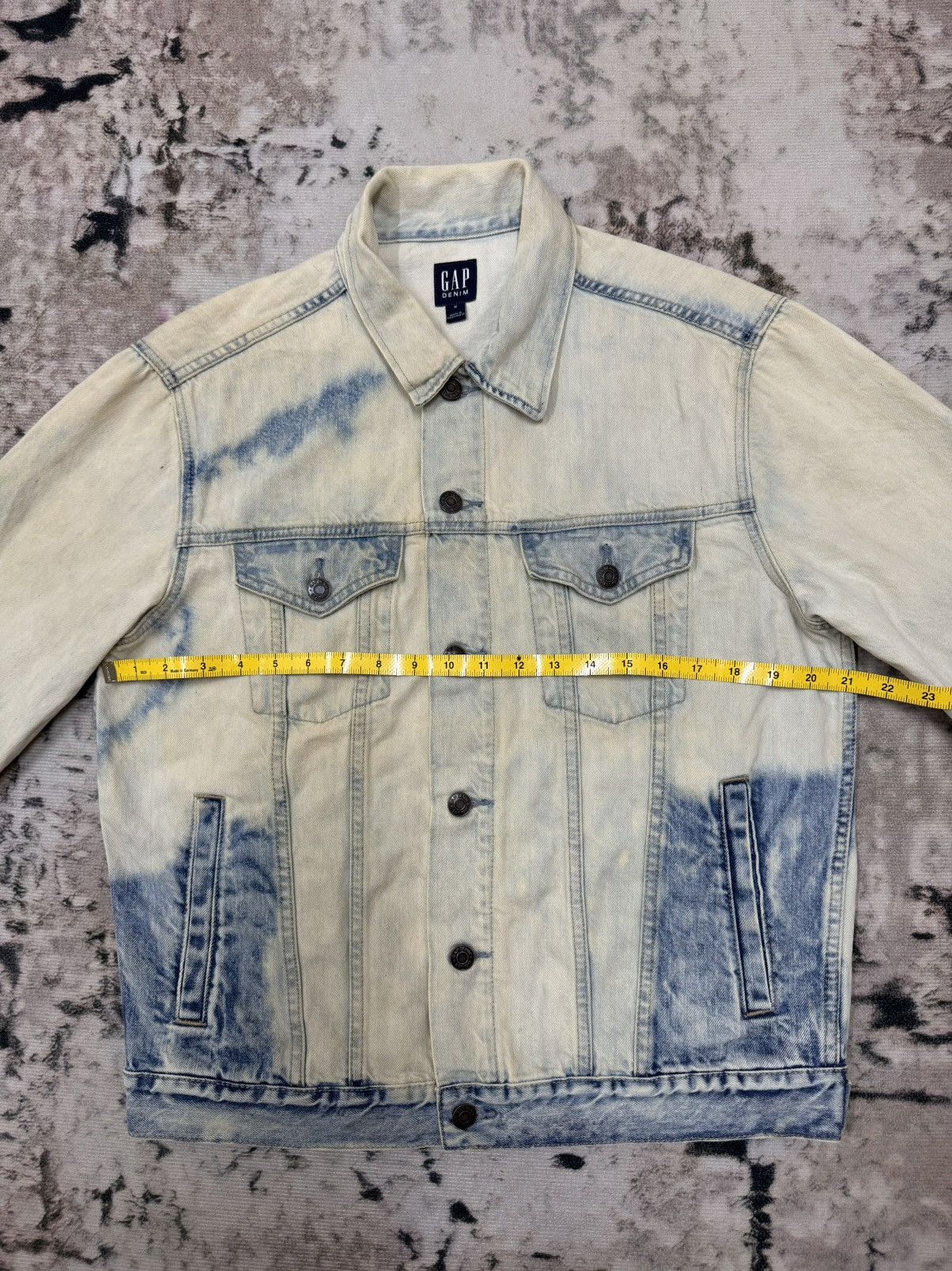 Gap Gap Denim Acid Wash Denim Jacket Size US M / EU 48-50 / 2 - 17 Thumbnail