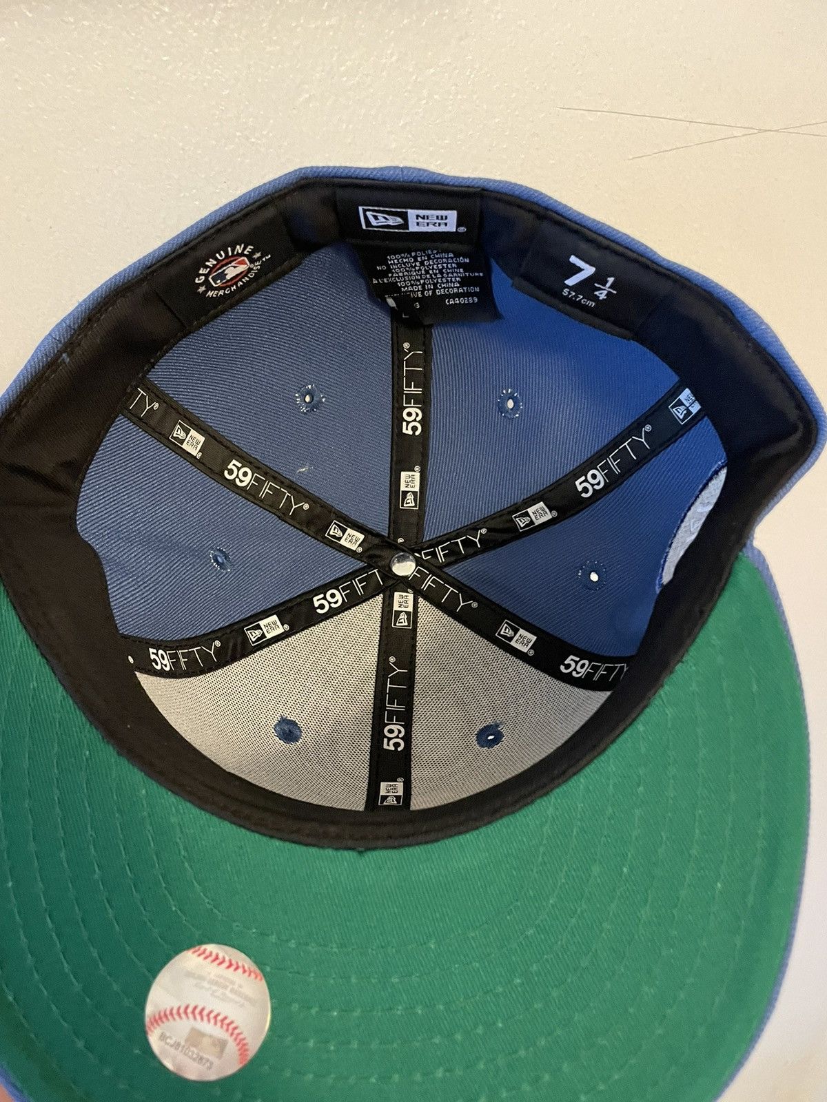New Era Myfitteds Los Angeles dodgers vin scully patch size 7 1/4 Size ONE SIZE - 6 Thumbnail