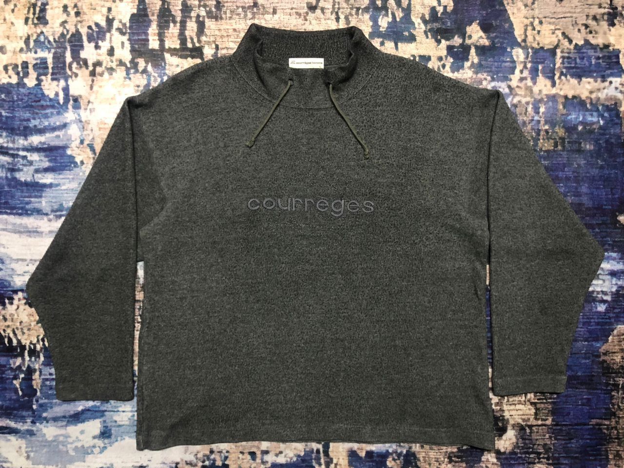 Courreges Courreges Homme Sweatshirt Center Spell Out With Logo Size US L / EU 52-54 / 3 - 1 Thumbnail