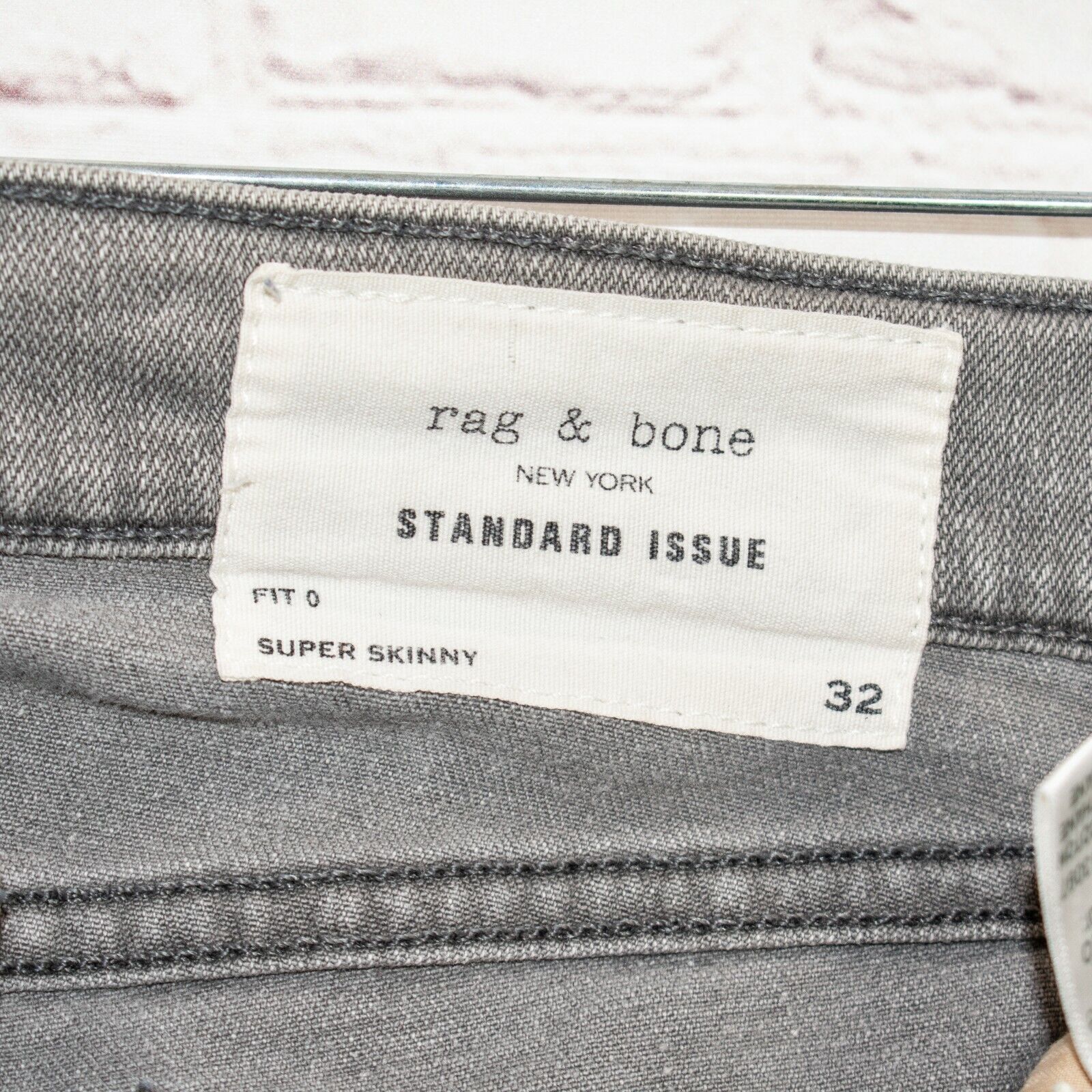 Rag & Bone Rag & Bone NY Standard Issue Fit 0 Supper Skinny Denim Jeans Size US 32 / EU 48 - 9 Thumbnail