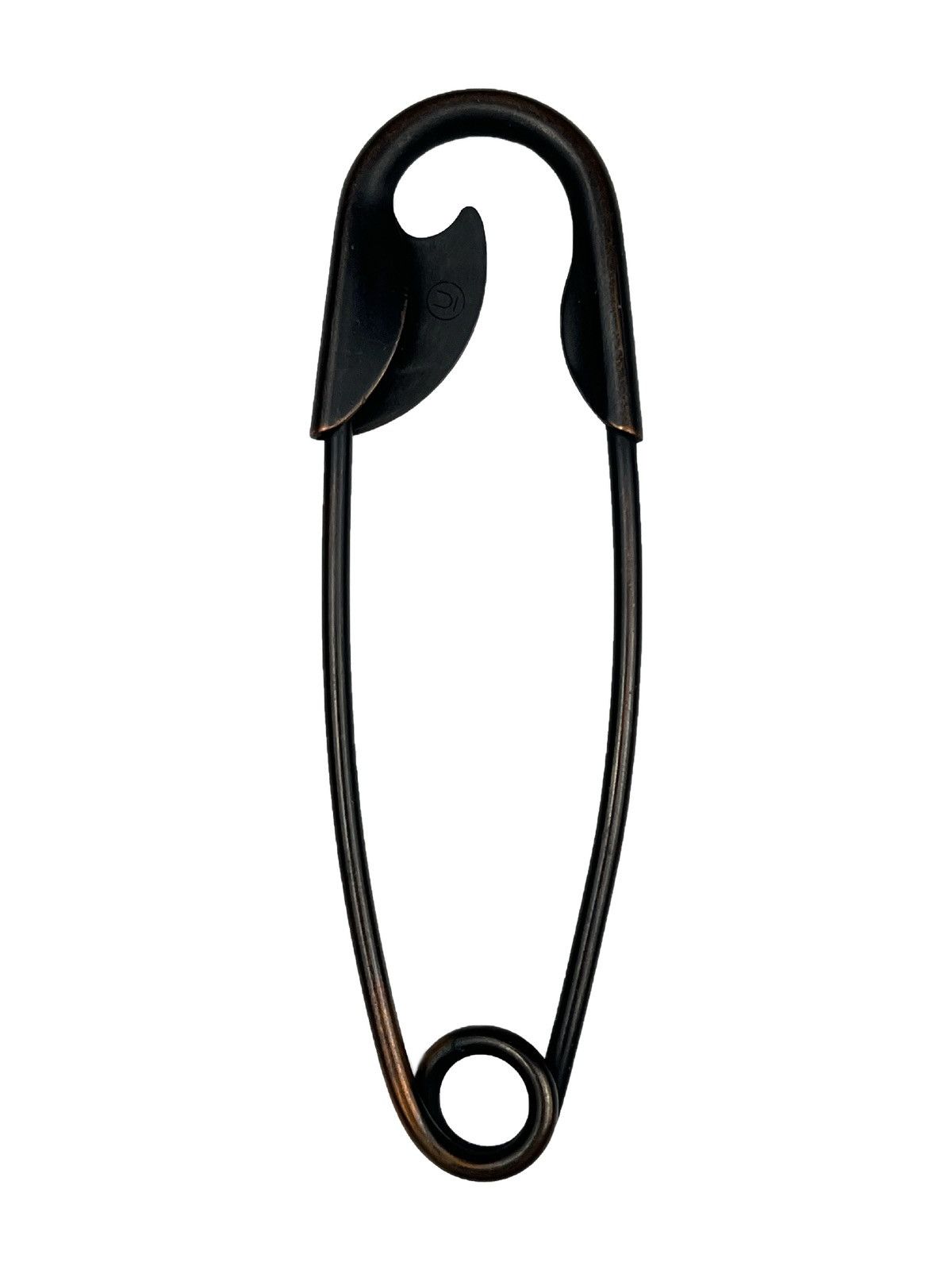 image of Aw06 Undercover Oversized Safety Pin Guru Guru in Black, Men's