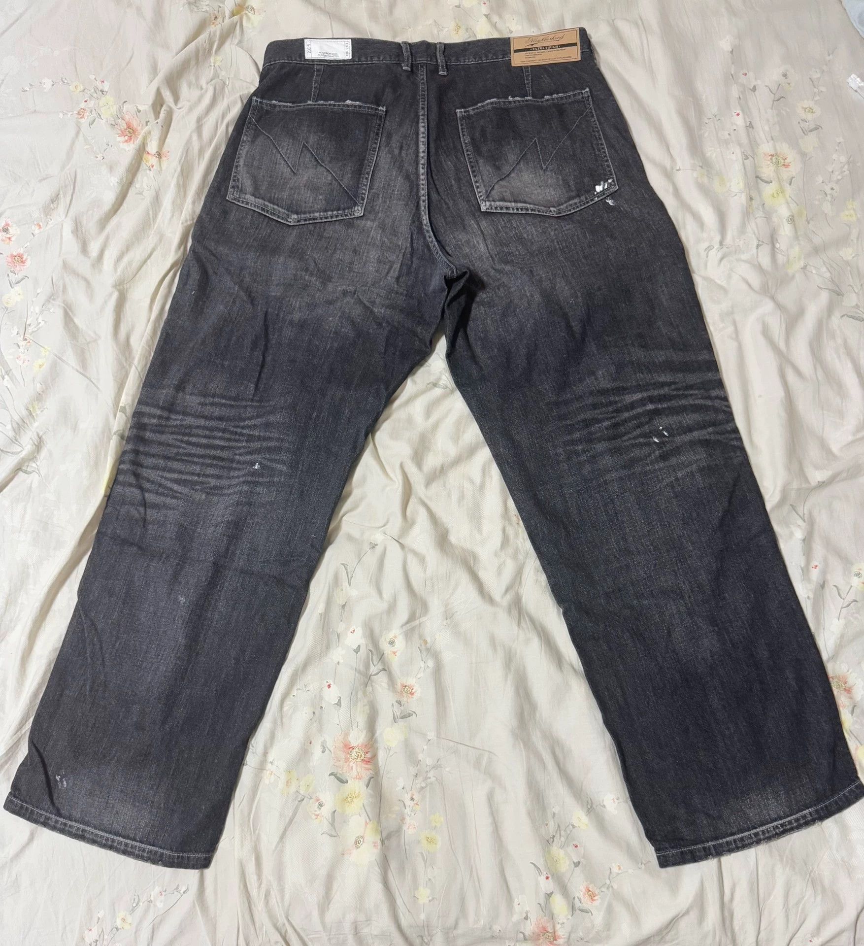 Neighborhood Neighborhood 25ss Nevada Washed Ink Black L Jeans Size US 34 / EU 50 - 2 Thumbnail