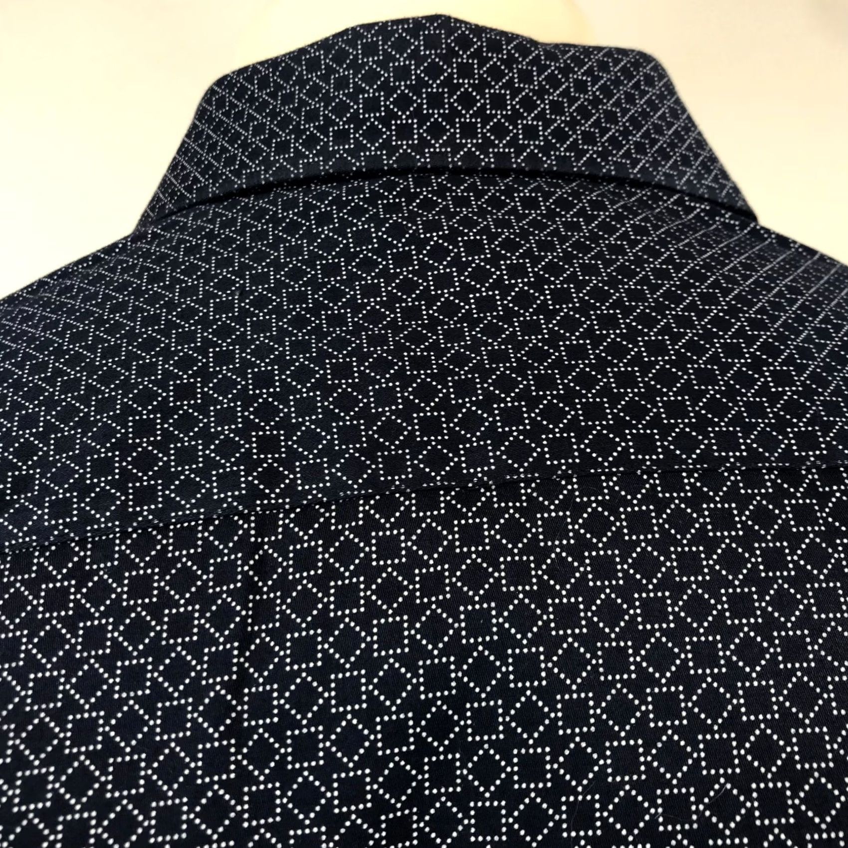 Ted Baker TED BAKER Blue Cotton Button Up Shirt Mens 17 Long Sleeve Collared Size 46R - 5 Thumbnail