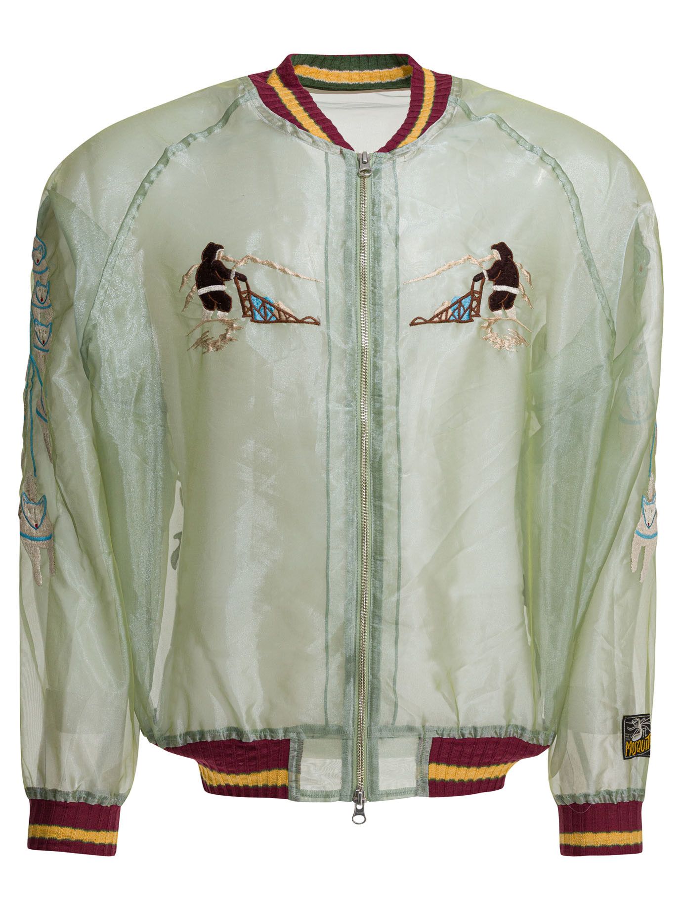 Kapital Kapital Sheer Pearl Mosquito Guard Bomber Jacket tag size 2 Men - USA Duties Paid Size US M / EU 48-50 / 2 - 1 Thumbnail