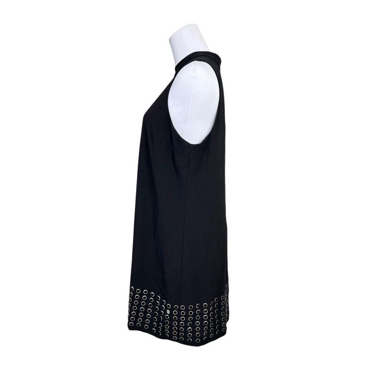 Guess Guess Deetra Halter Aline Dress Black LARGE Preppy LBD City Size L / US 10 / IT 46 - 4 Thumbnail