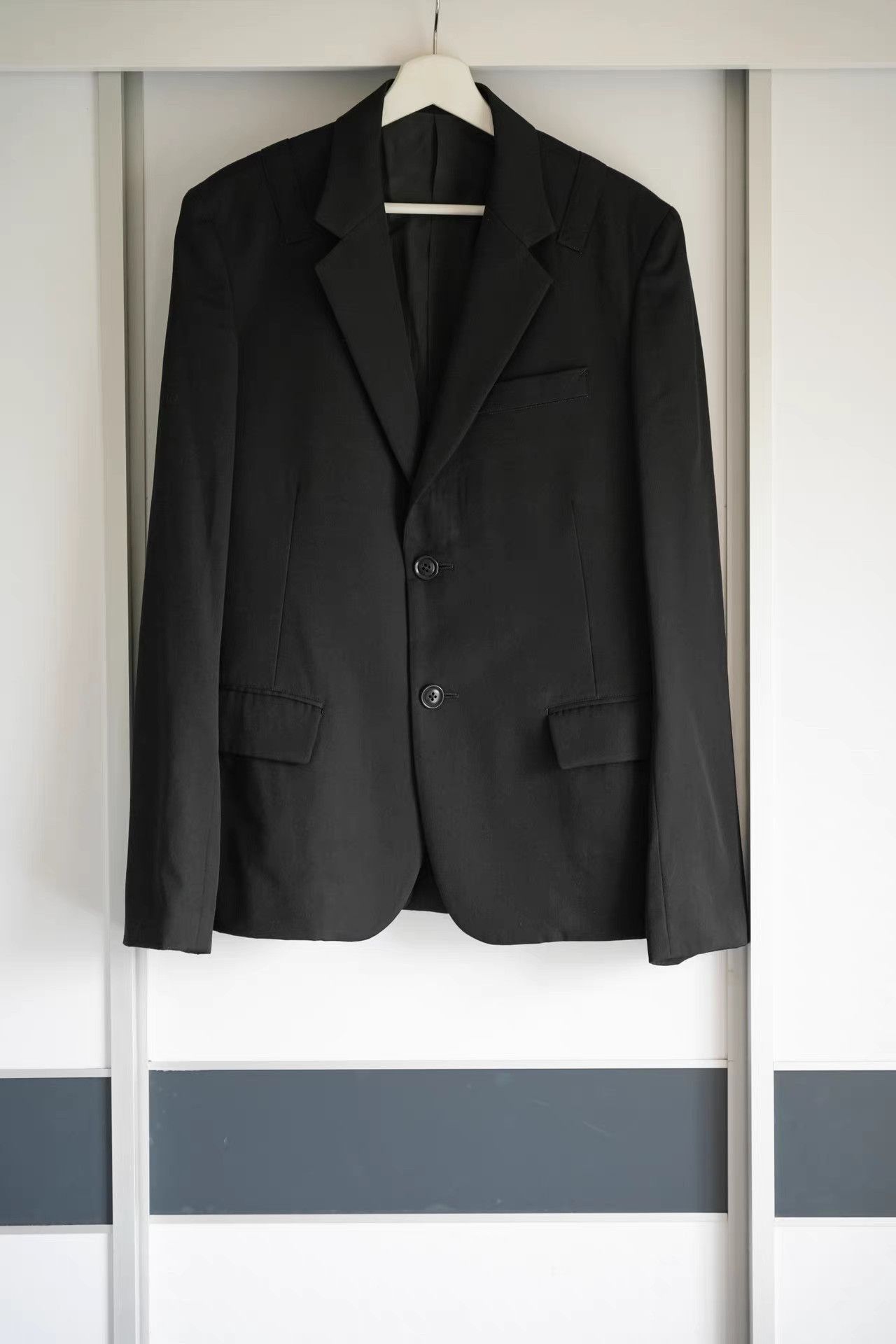 Yohji Yamamoto Black Blazer with Button Closure Size M Size US M / EU 48-50 / 2 - 1 Thumbnail