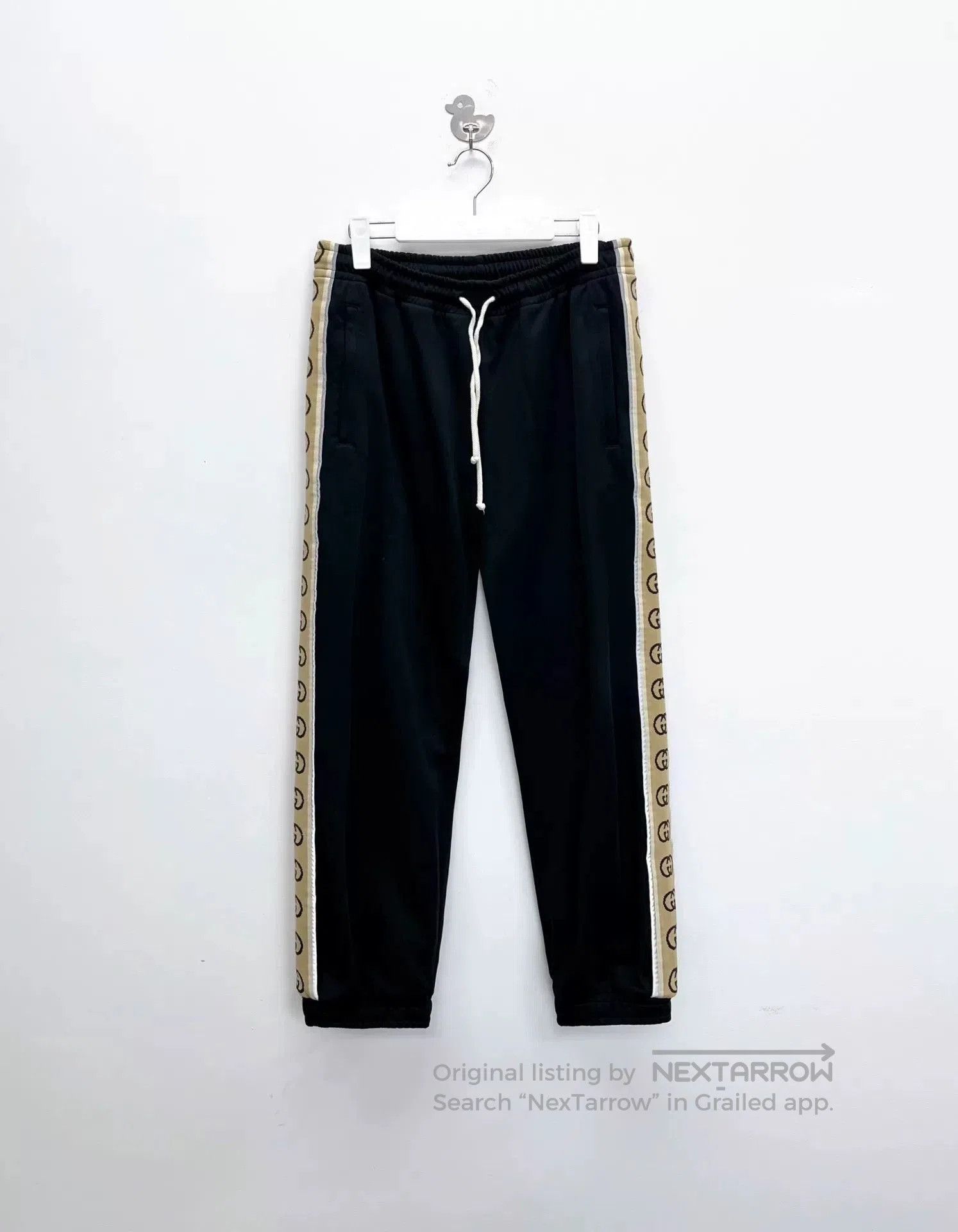 Gucci gucci black double g tech fabric pants. Size US 44 / EU 60 - 1 Thumbnail
