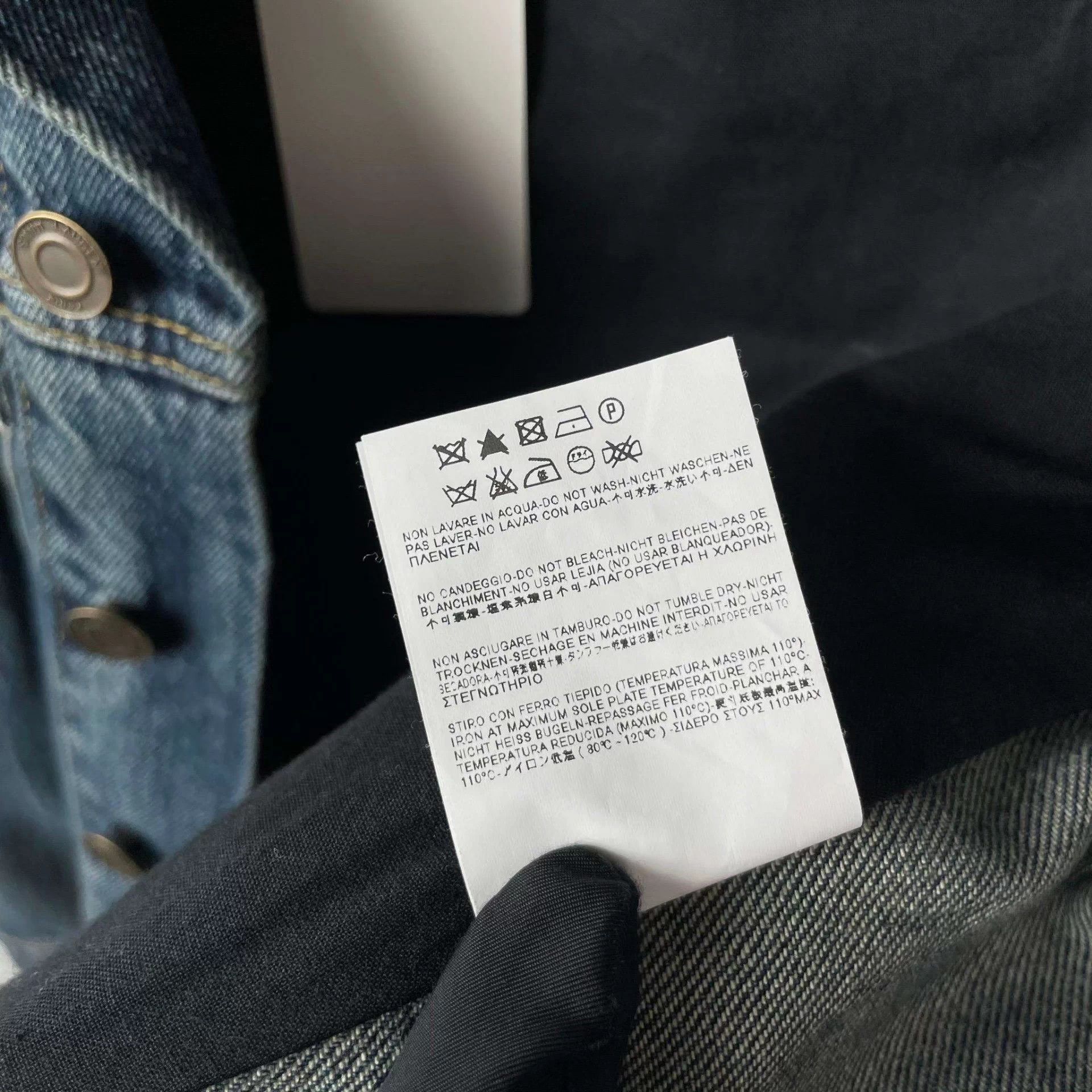 Saint Laurent Paris YSL Denim Jacket Size S / US 4 / IT 40 - 7 Thumbnail