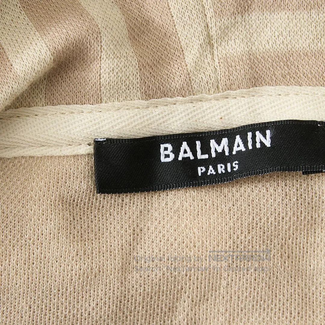 Balmain Balmain Men's Logo All-Over Print Hoodie. Size US M / EU 48-50 / 2 - 7 Thumbnail