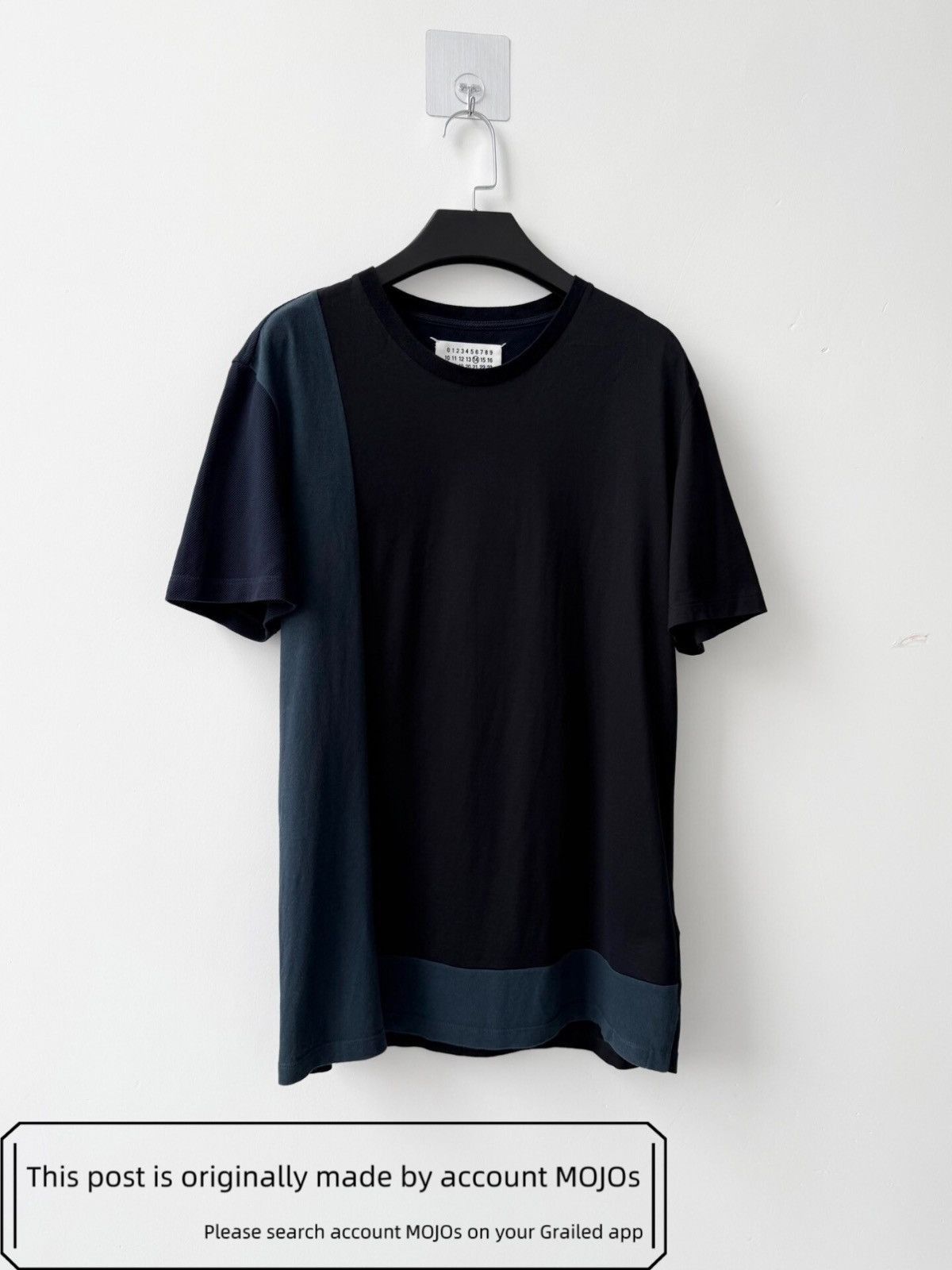 Maison Margiela Sz 48 Maison Margiela 15SS Joint Blue Basic Tee mojos1511 Size US M / EU 48-50 / 2 - 2 Thumbnail