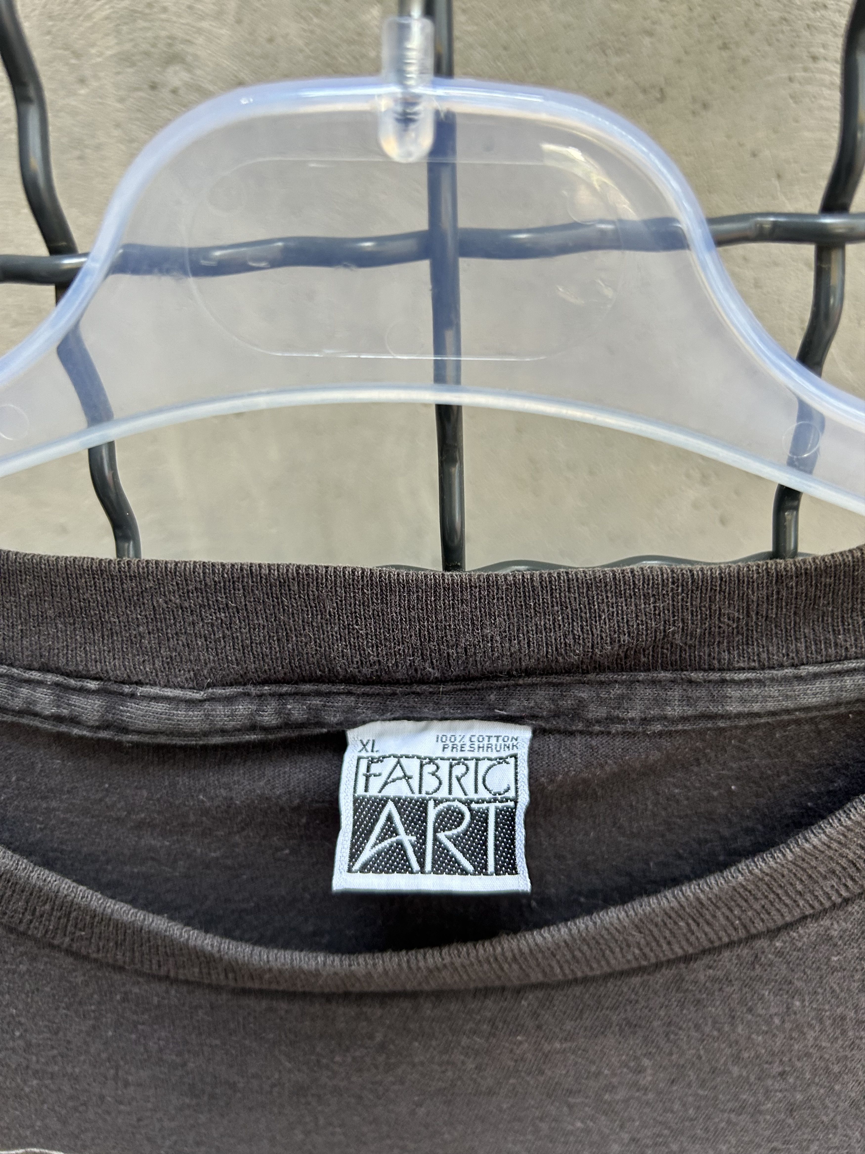 Vintage Vintage 90s Espresso Thy Self Fabric Art Coffee T-shirt Size US XL / EU 56 / 4 - 6 Thumbnail