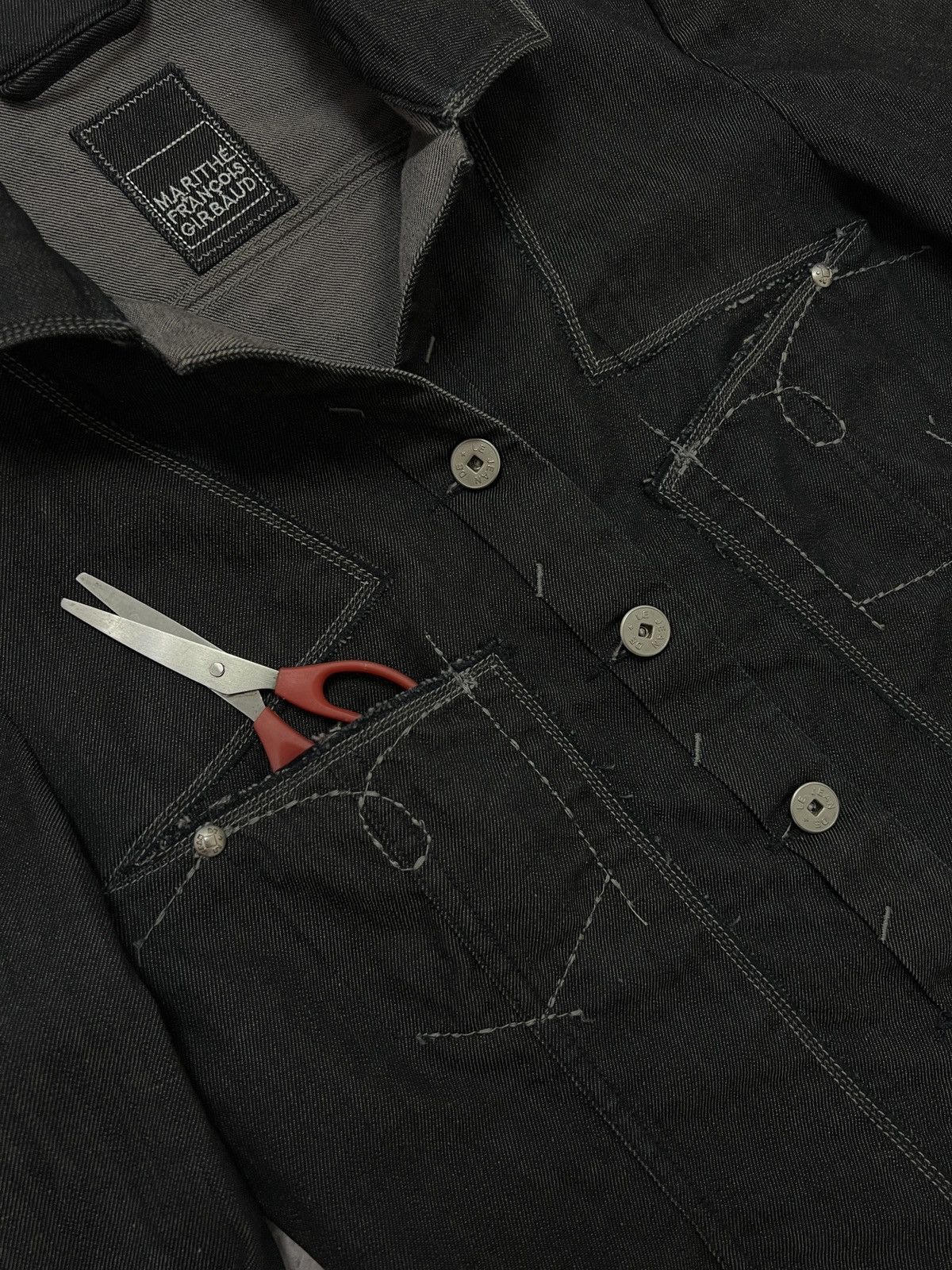 Marithe + Francois Girbaud Vintage Marithe Francois Girbaud Women's Denim Jacket Y2K Size S / US 4 / IT 40 - 5 Thumbnail