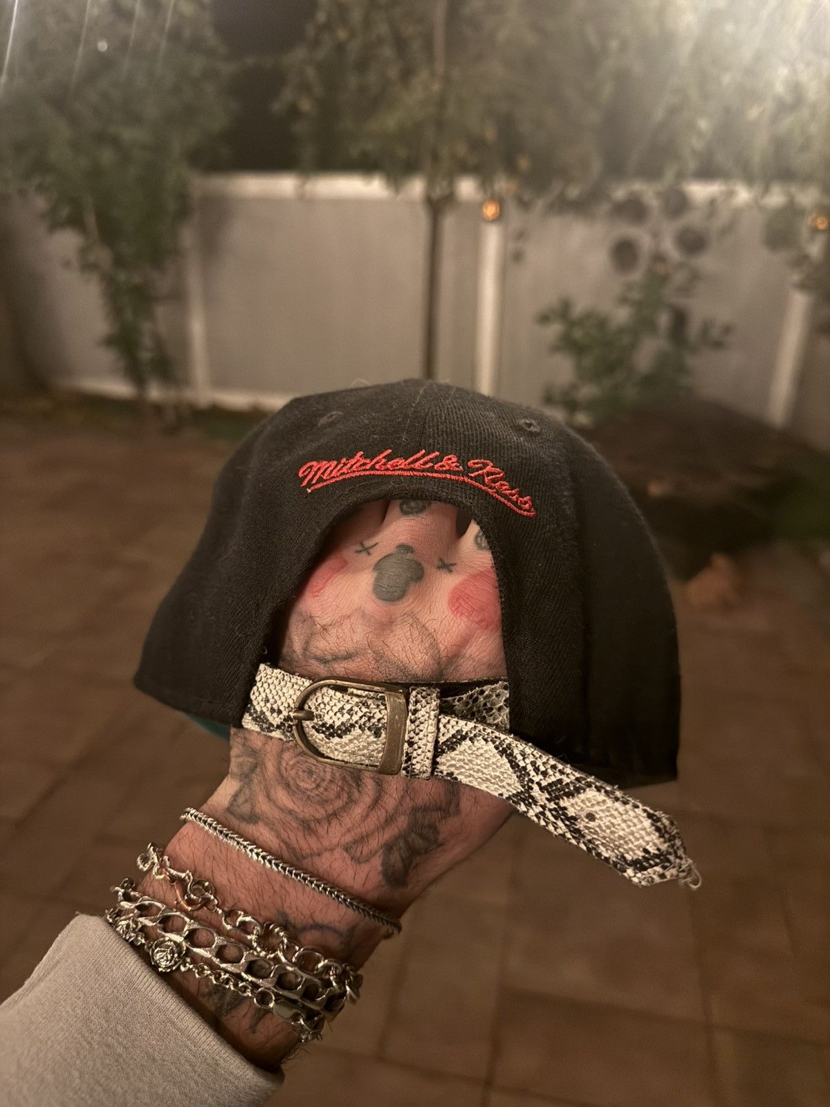 Mitchell & Ness Vintage Mitchell & Ness Snake Skin Snapback 2000s Swagger Size ONE SIZE - 2 Thumbnail