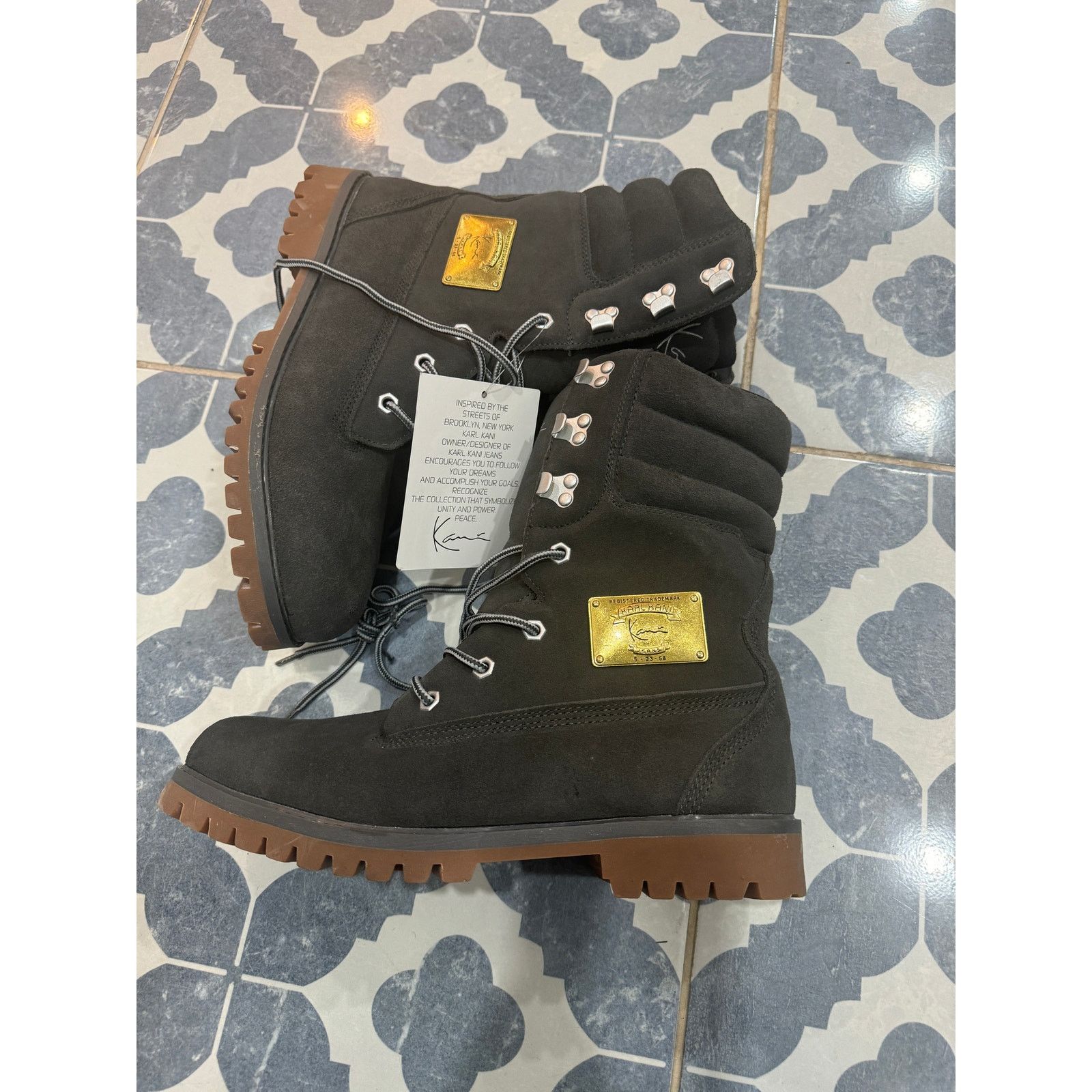 Karl Kani *Very Rare* Karl Kani Retro High Top Boots (waterproof) Size US 9.5 / EU 42-43 - 4 Thumbnail