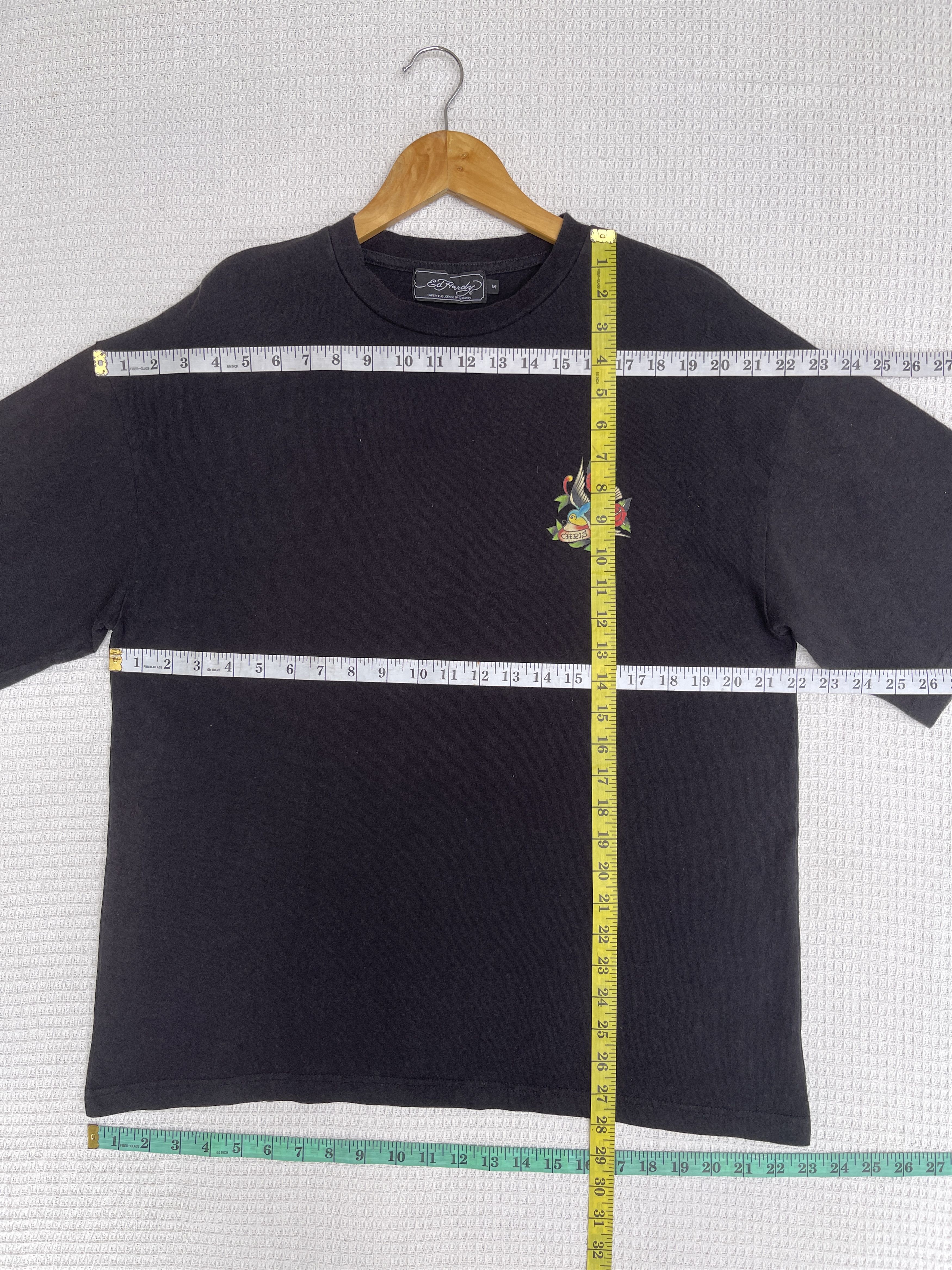 Ed Hardy Last Drop🔥Rare🔥Vintage Ed-Hardy Black T-Shirt Size US M / EU 48-50 / 2 - 7 Thumbnail